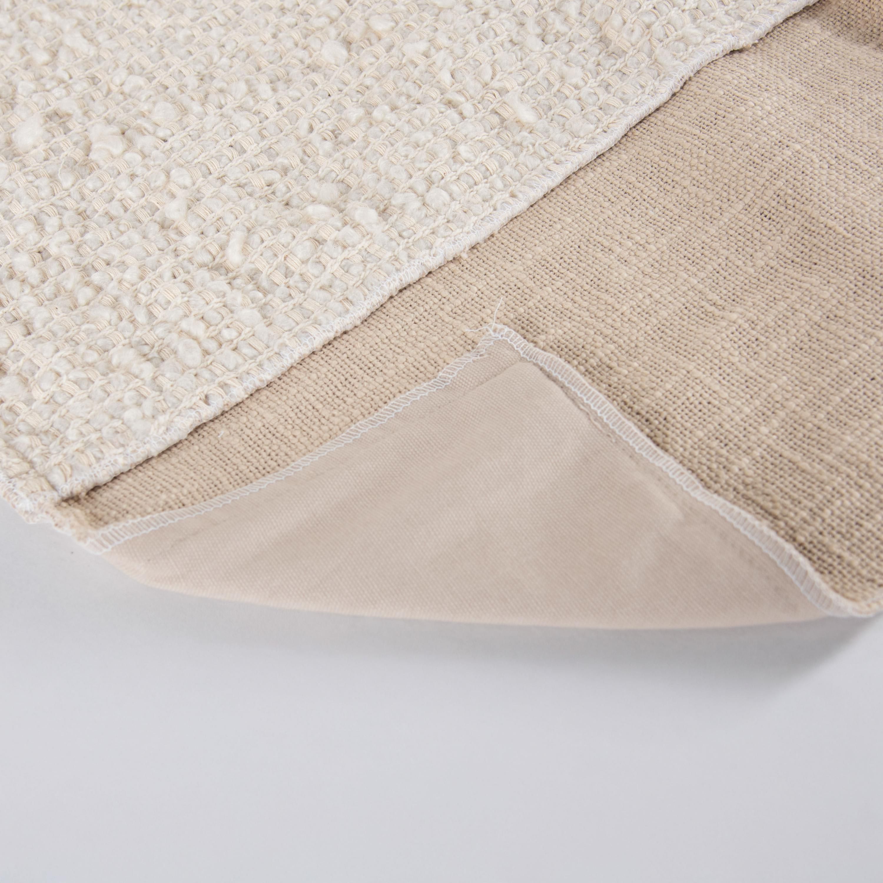 Solid Natural 14" X 26" Poly Filled Pillow