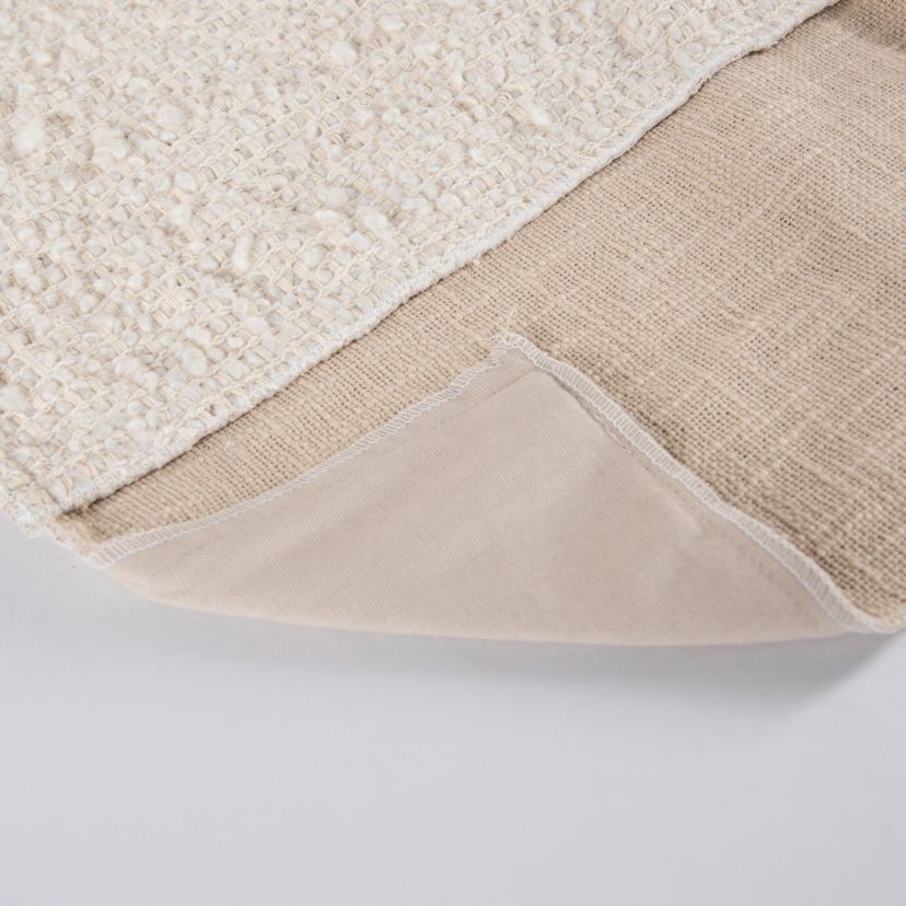 Solid Natural 14" X 26" Poly Filled Pillow