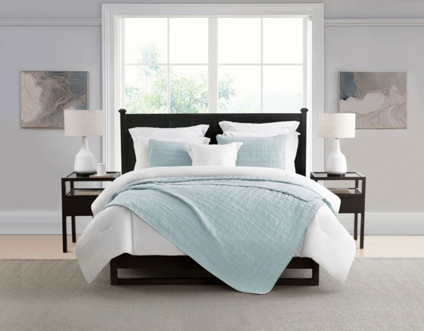 3-Piece Enzyme Washed Crinkle Quilt Set