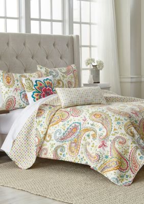 Modern Southern Home Kaylee Paisley Quilt Belk