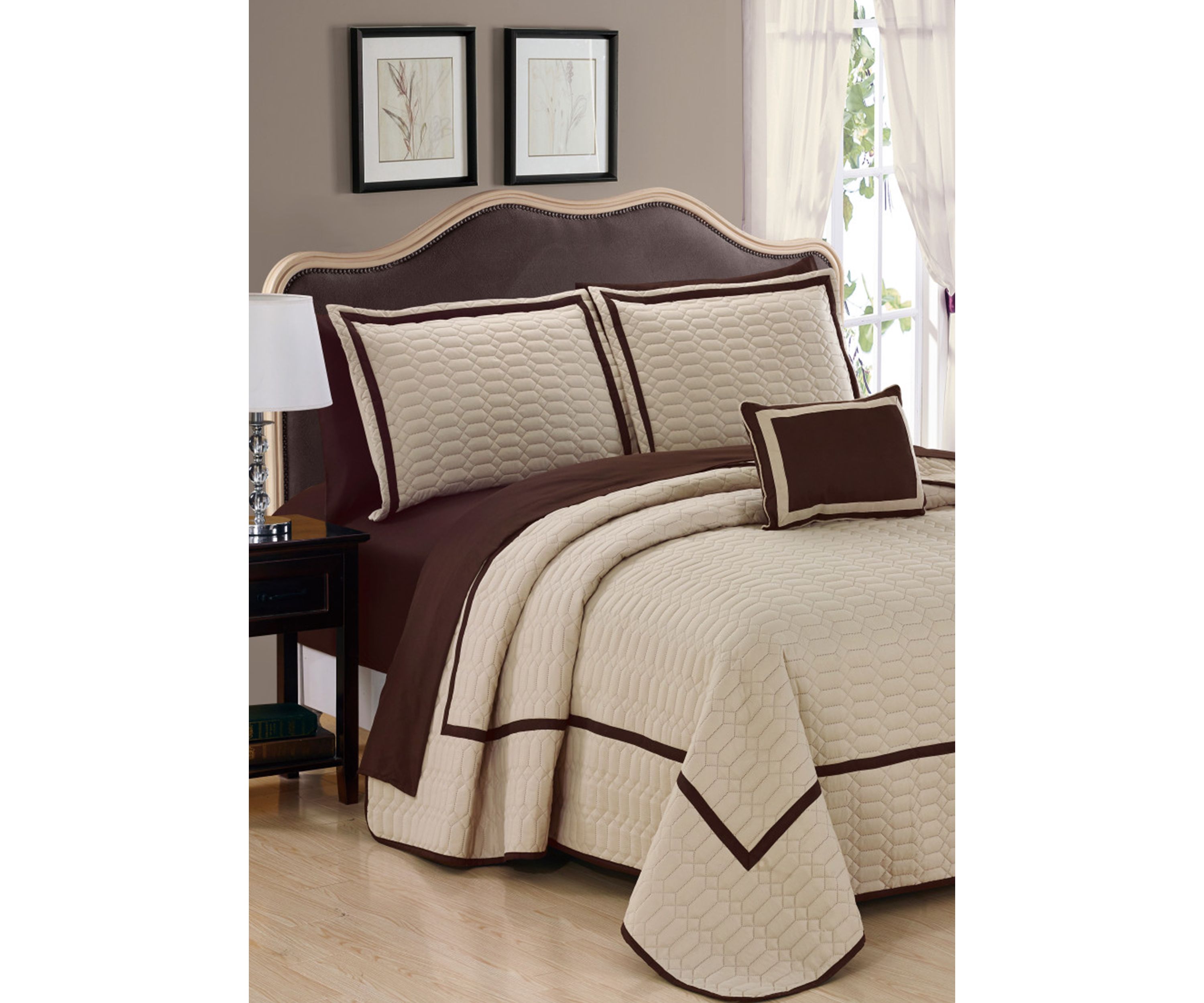 Mesa Quilt Set- Beige