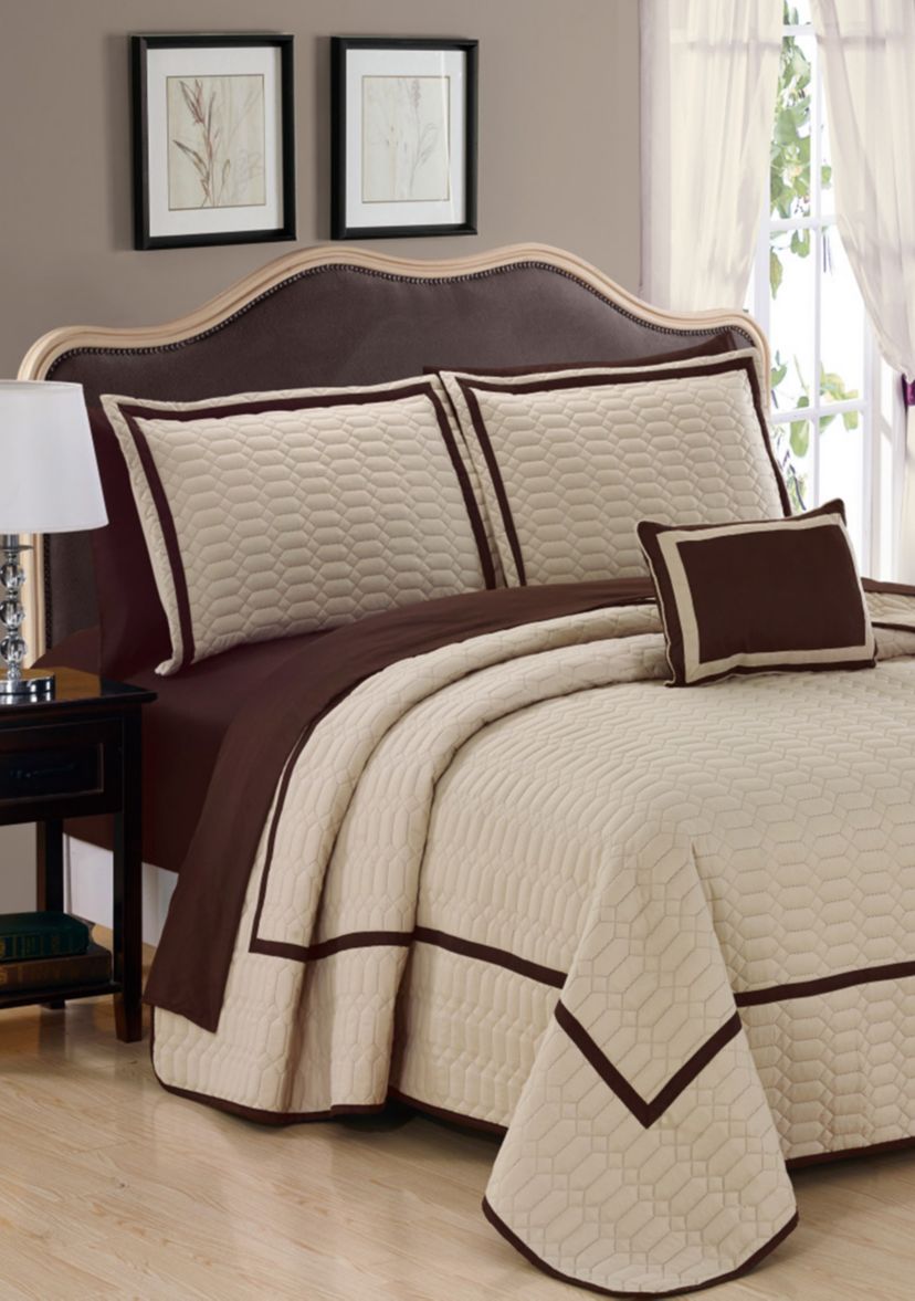 Mesa Quilt Set- Beige
