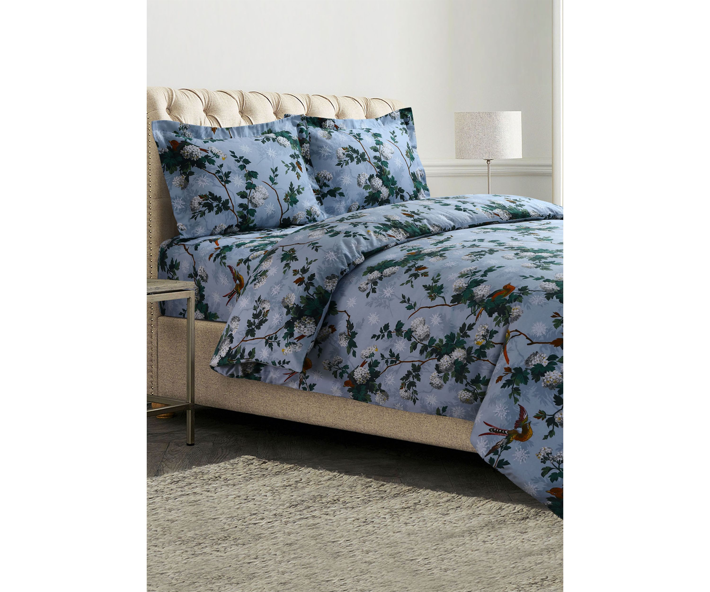 Celina Floral 170 GSM Flannel Oversized Duvet Set