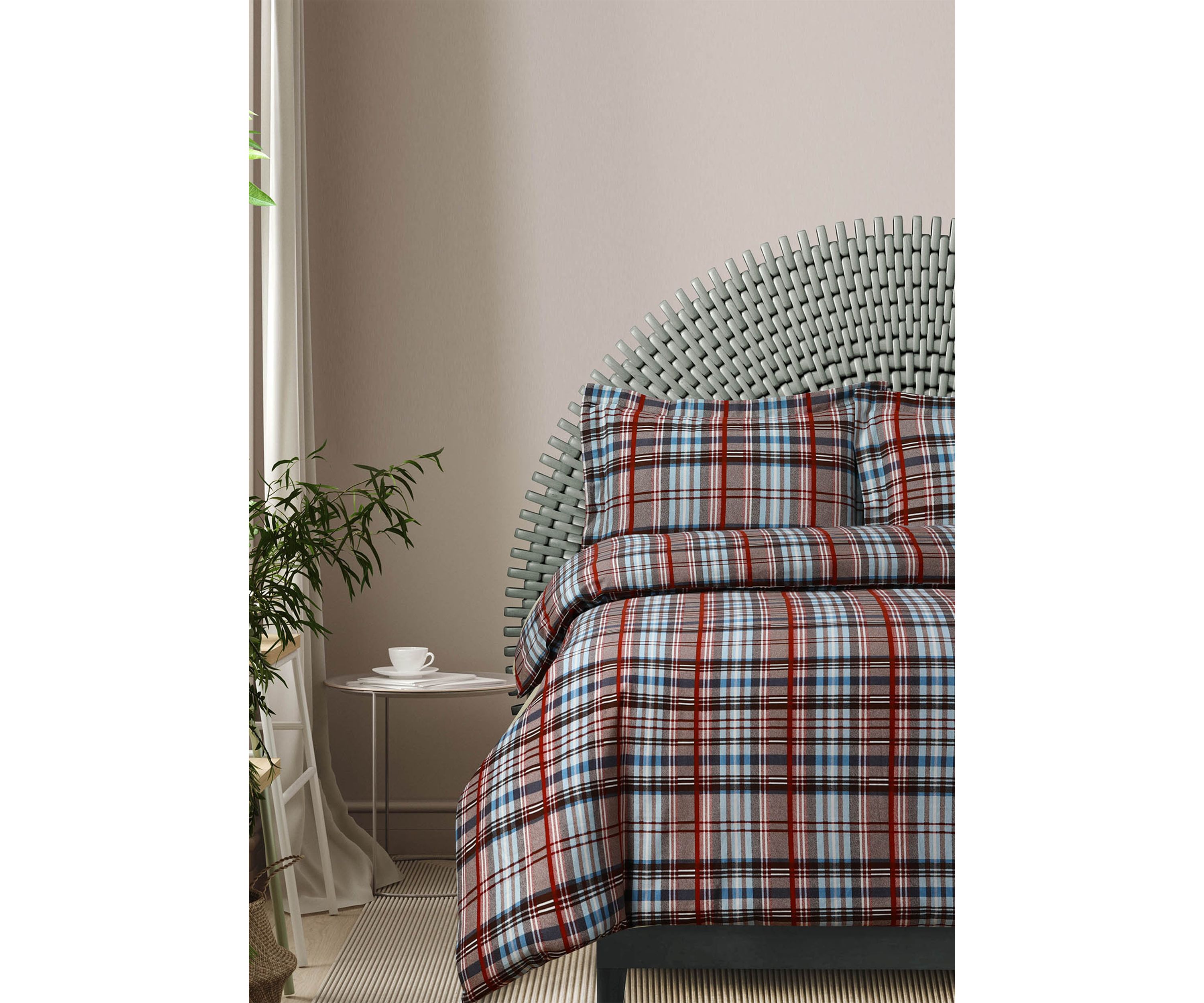 Brentwood Plaid 170 GSM Flannel Oversized Duvet Set