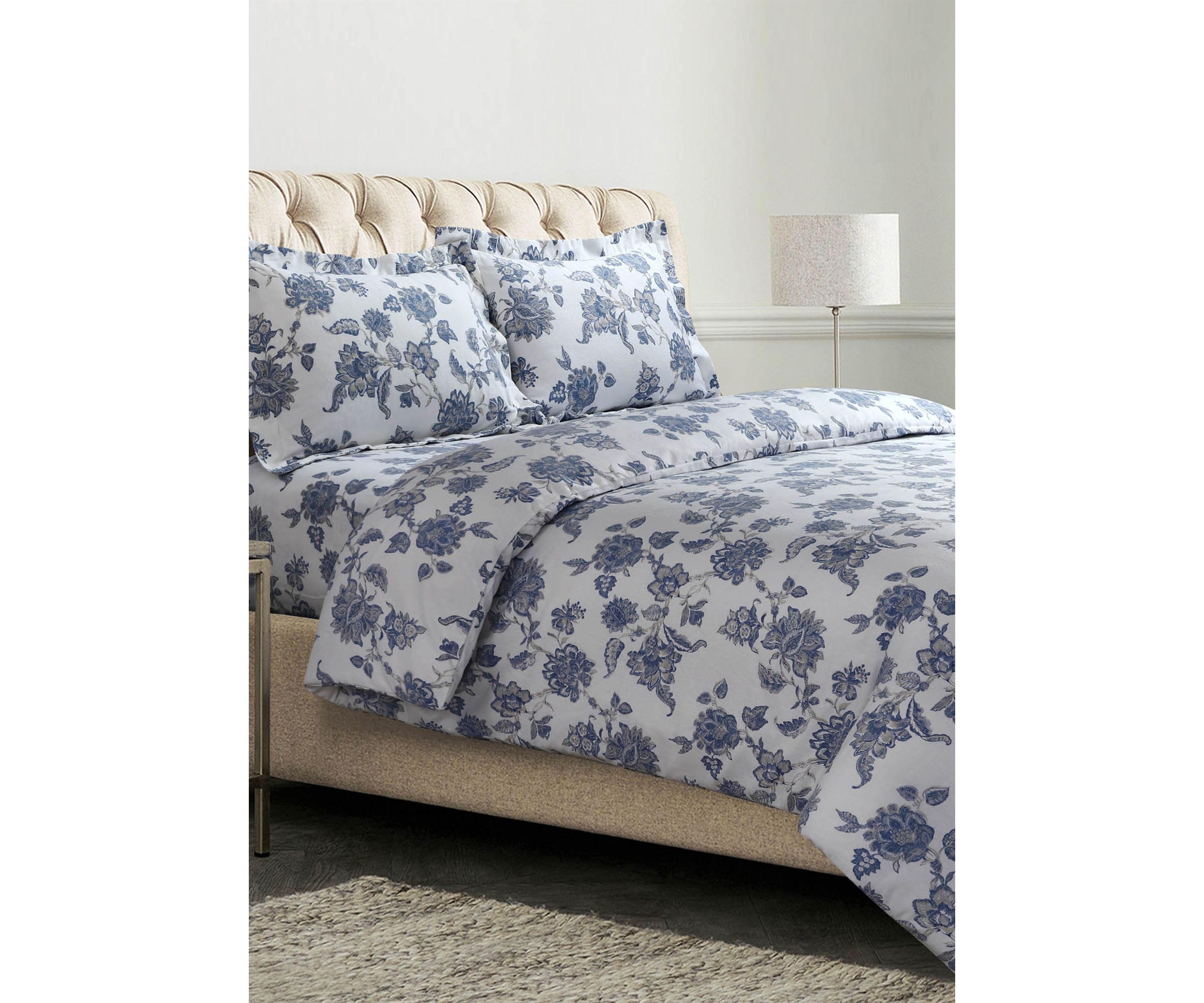 Ayana Floral 170 GSM Flannel Oversized Duvet Set