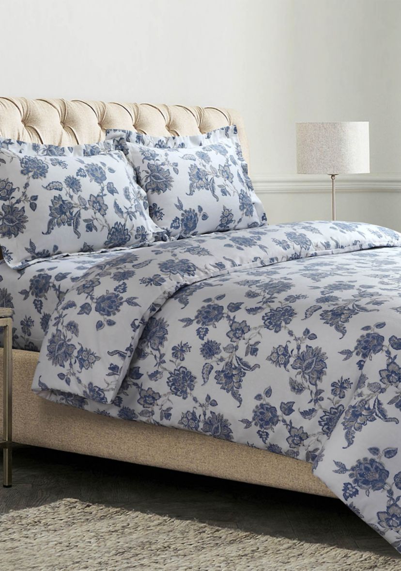 Ayana Floral 170 GSM Flannel Oversized Duvet Set