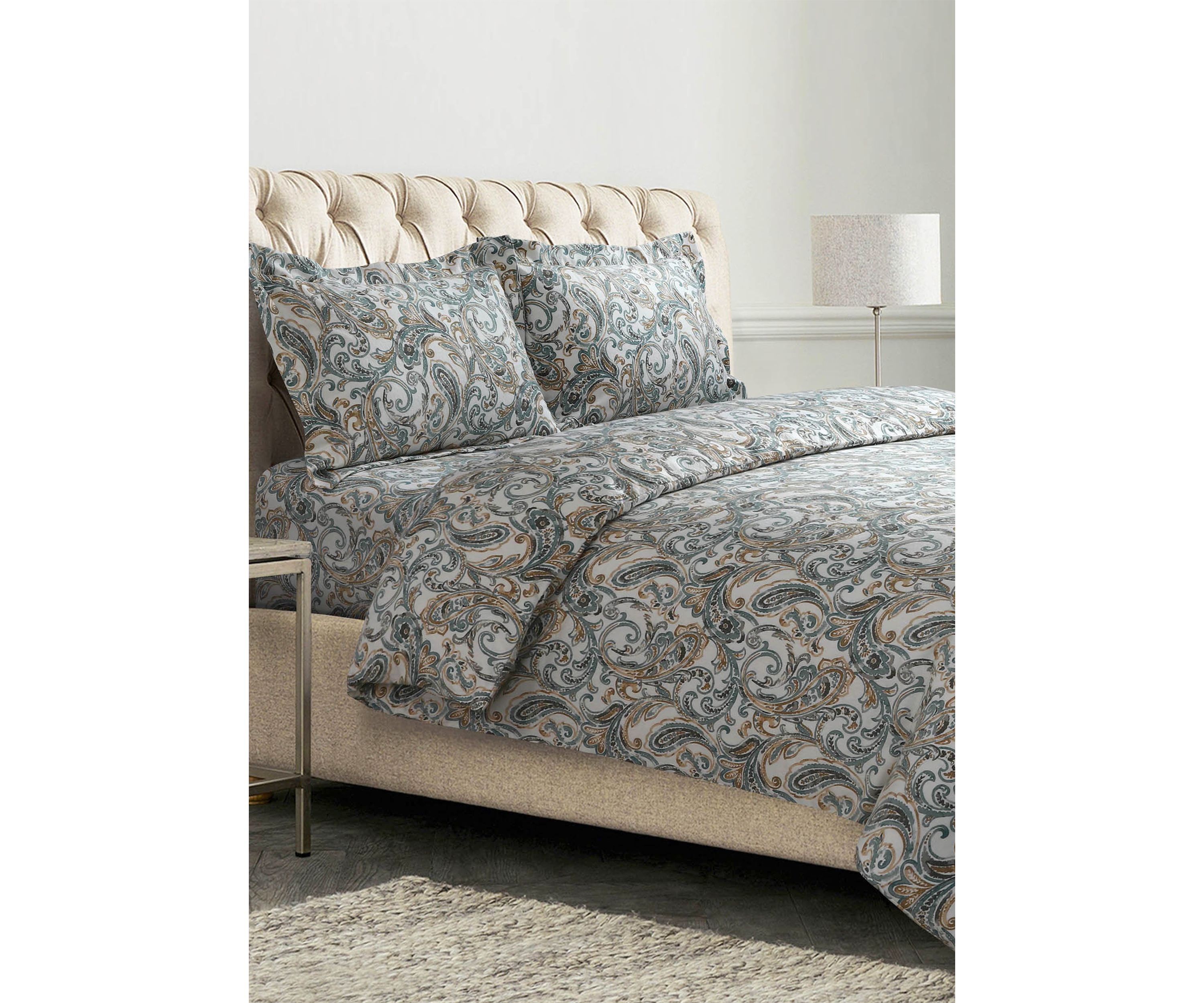 Camilla Paisley 170 GSM Flannel Oversized Duvet Set