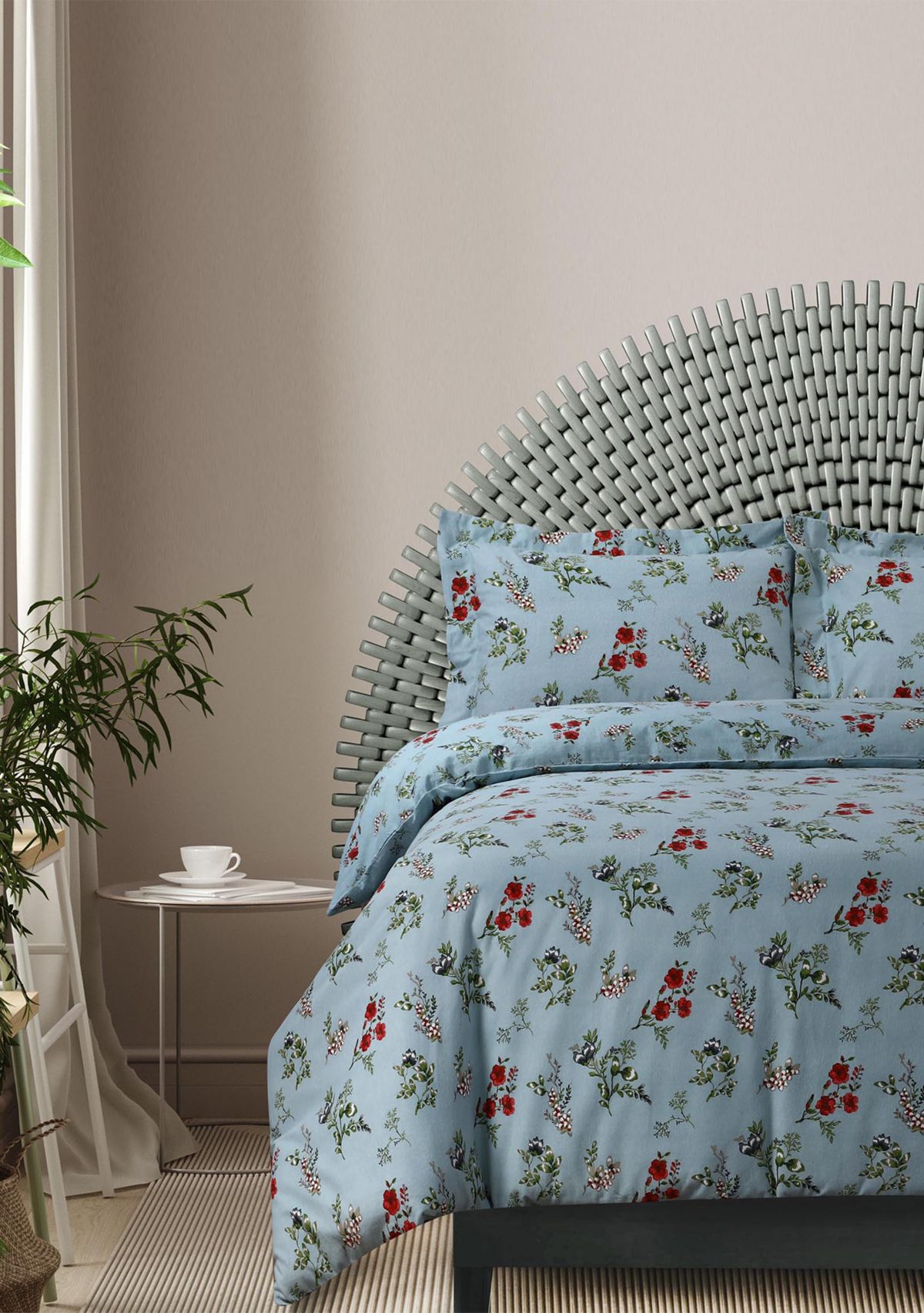 Leilani Floral 170 GSM Flannel Oversized Duvet Set