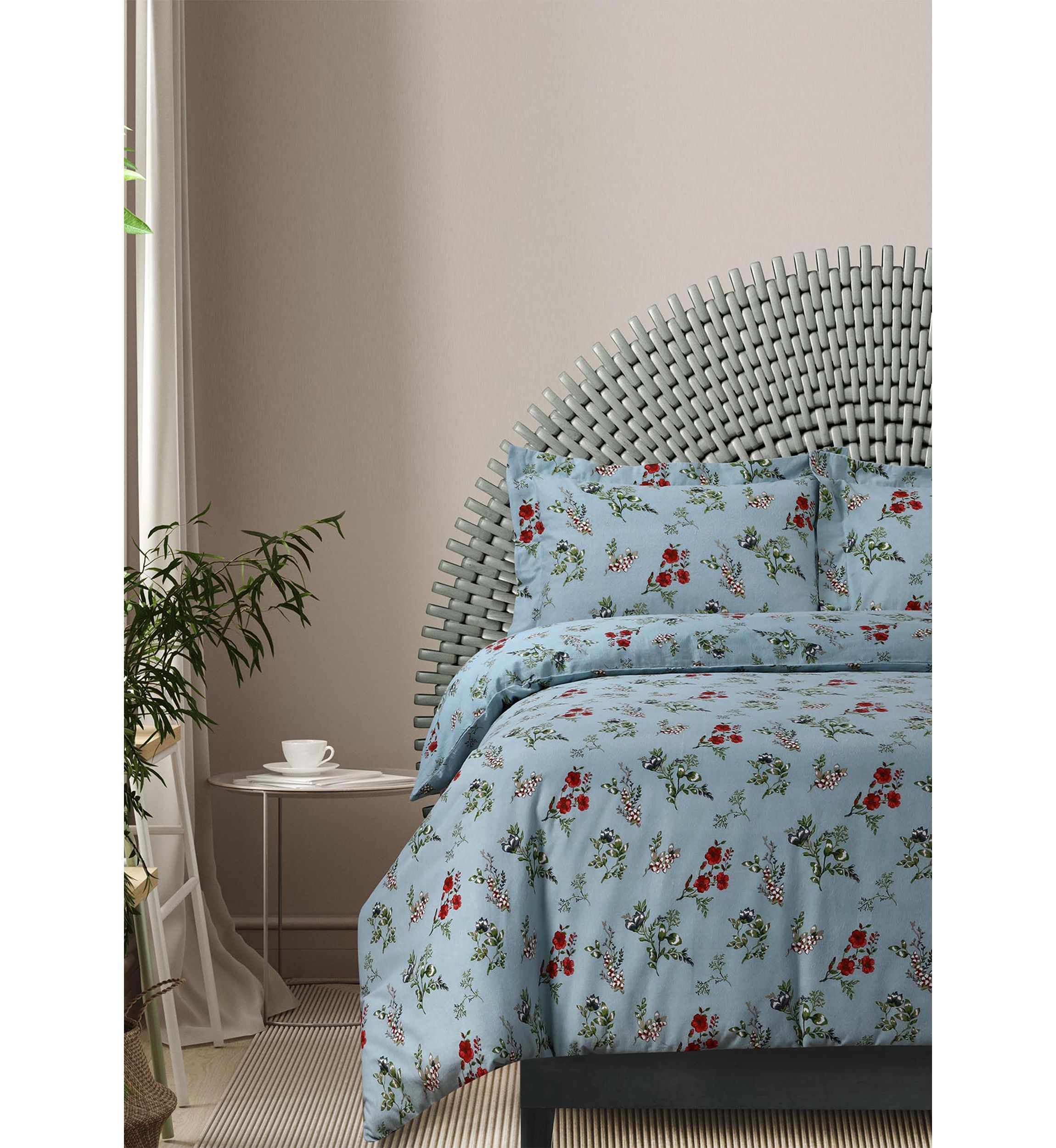 Leilani Floral 170 GSM Flannel Oversized Duvet Set