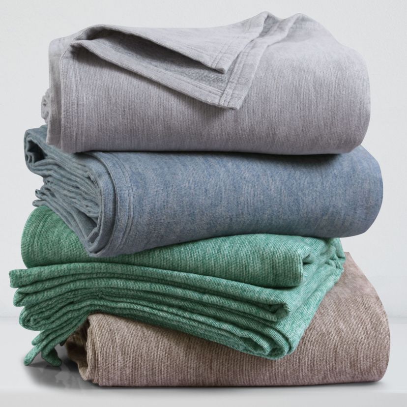 Yarn Dyed Cotton Silk Oversized Blanket