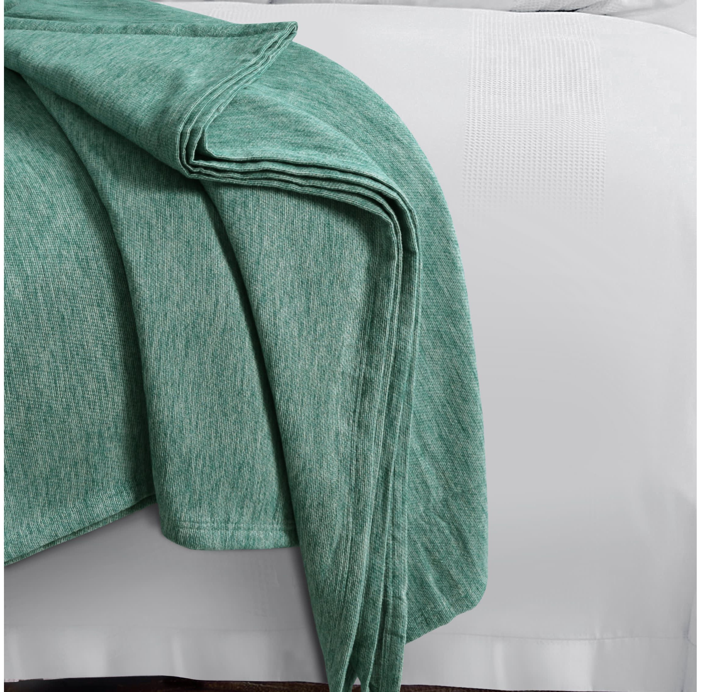 Yarn Dyed Cotton Silk Oversized Blanket