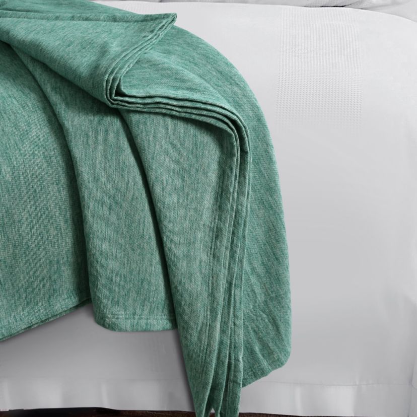 Yarn Dyed Cotton Silk Oversized Blanket