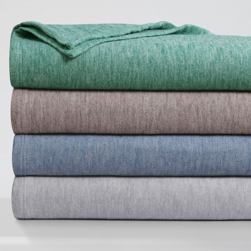 Yarn Dyed Cotton Silk Oversized Blanket