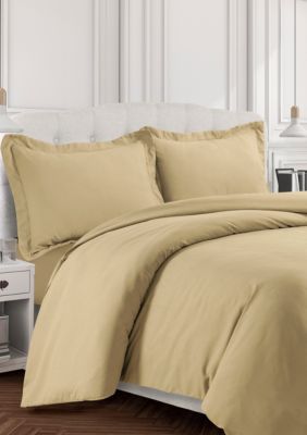 Tribeca Living Valencia Solid Oversized Duvet Set Belk