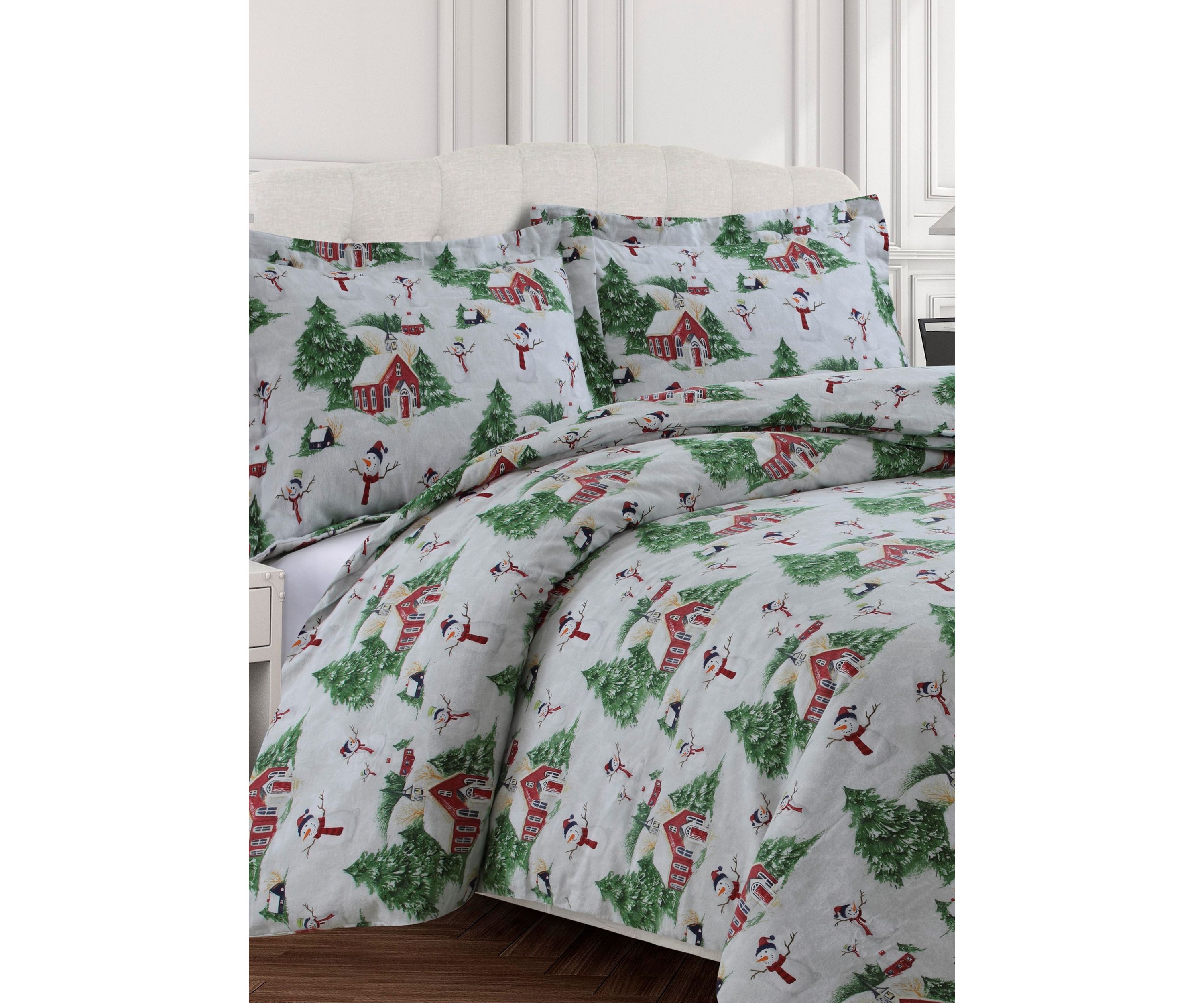 170 GSM Printed Flannel Duvet Set