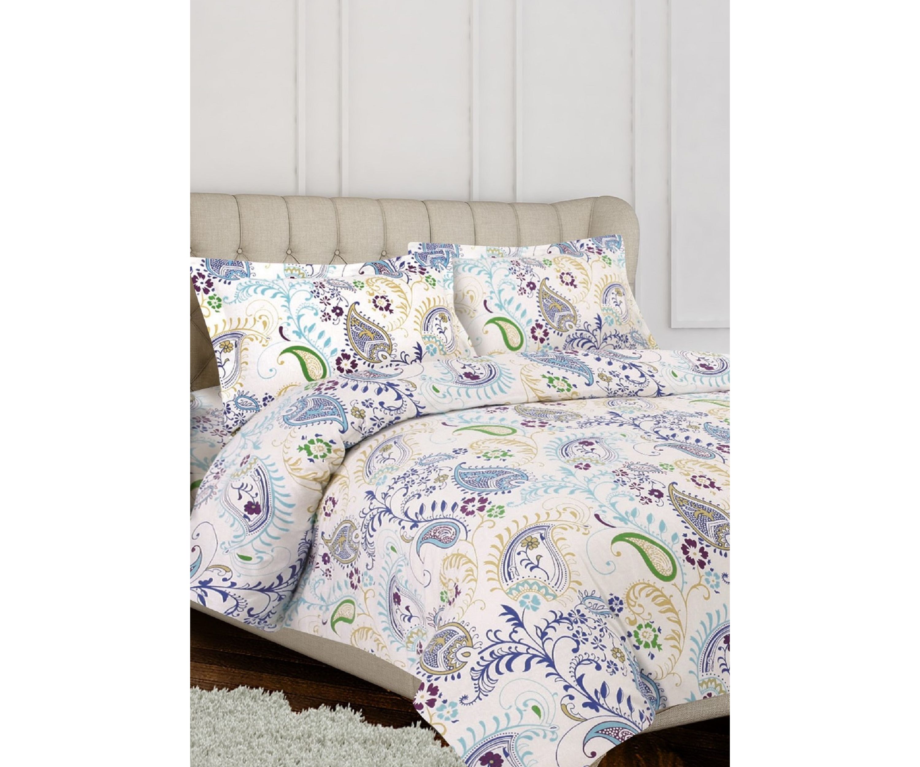 Paisley Garden Flannel Oversized Duvet