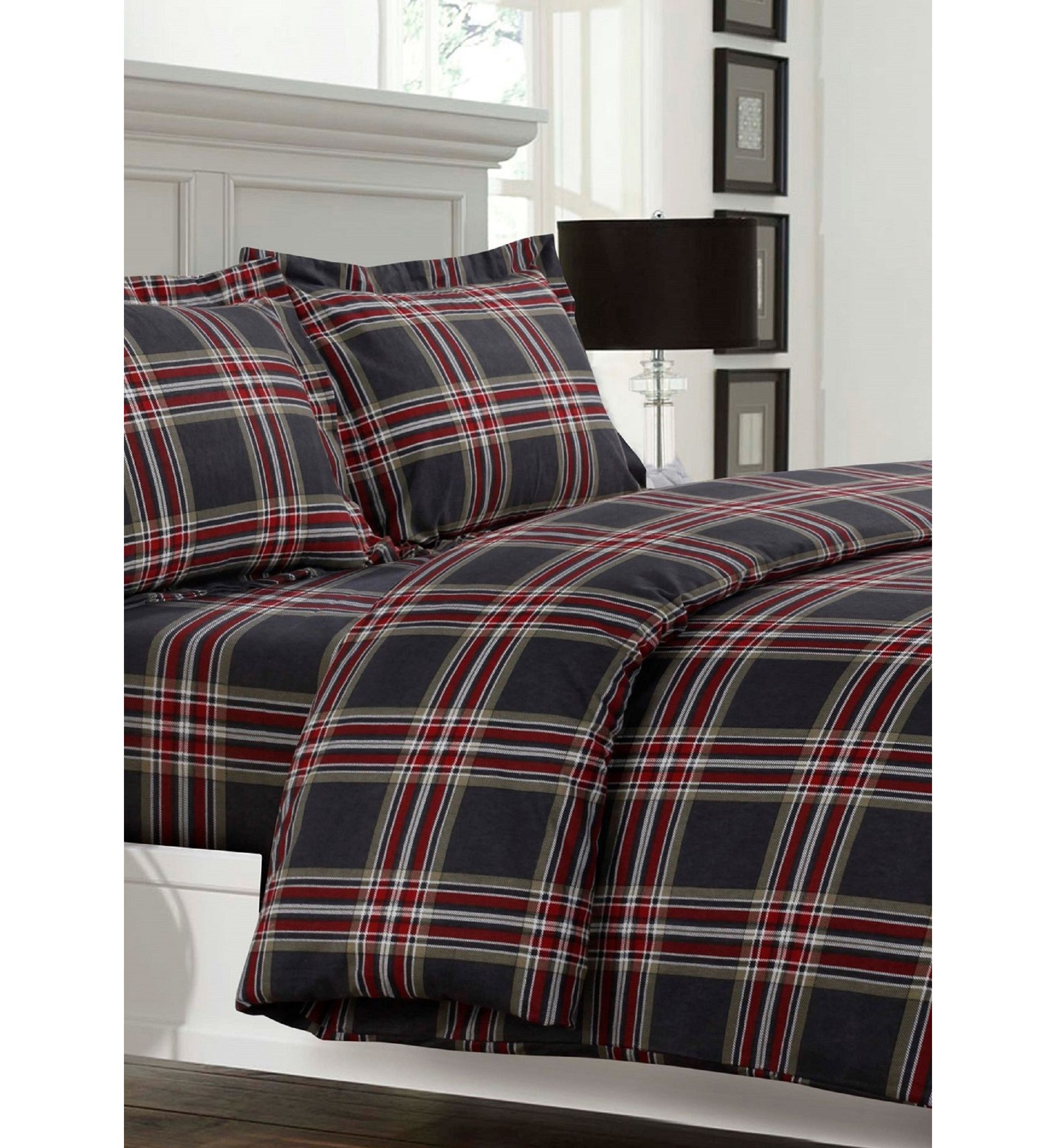 Heritage Plaid Flannel Oversized Duvet