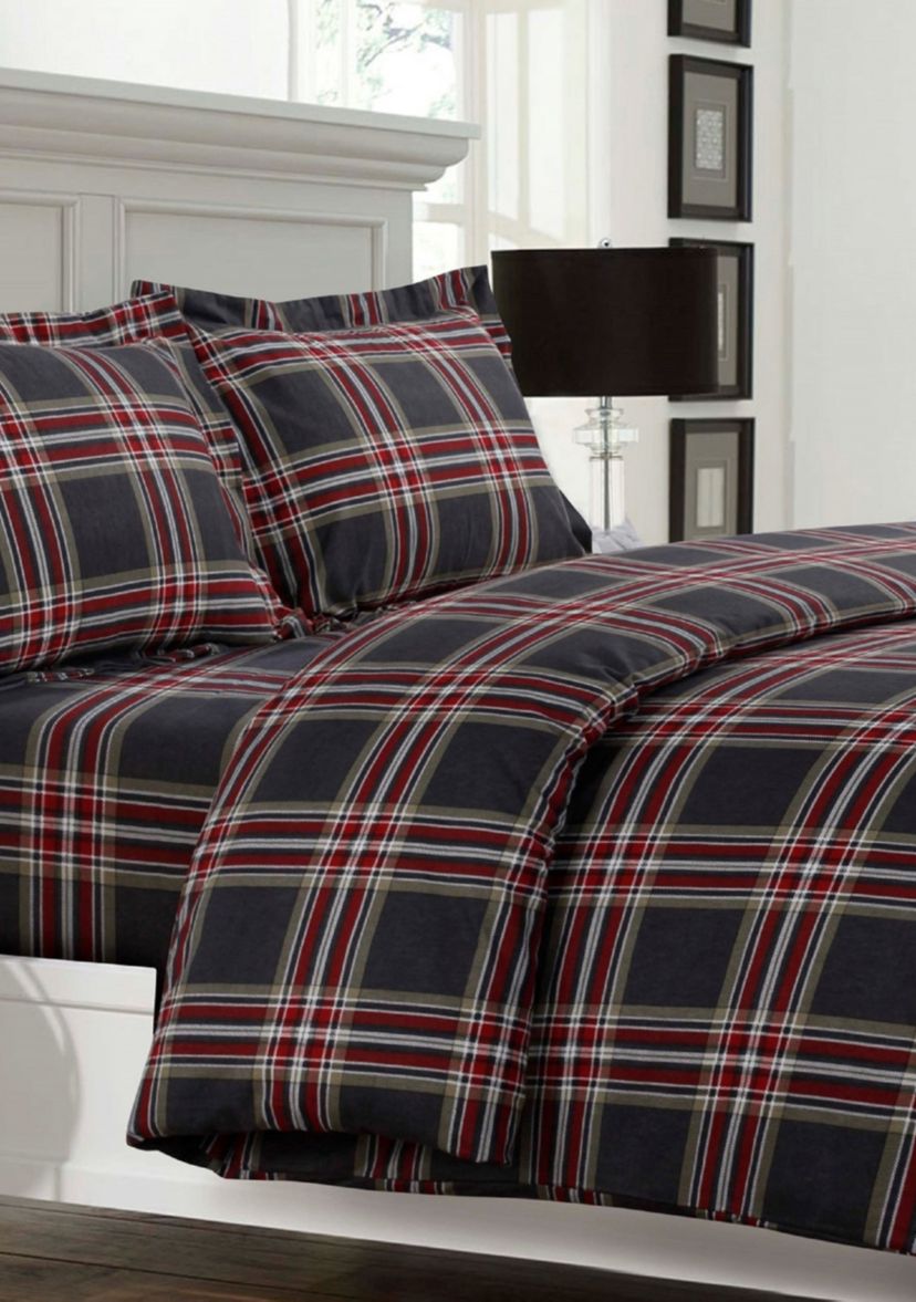 Heritage Plaid Flannel Oversized Duvet