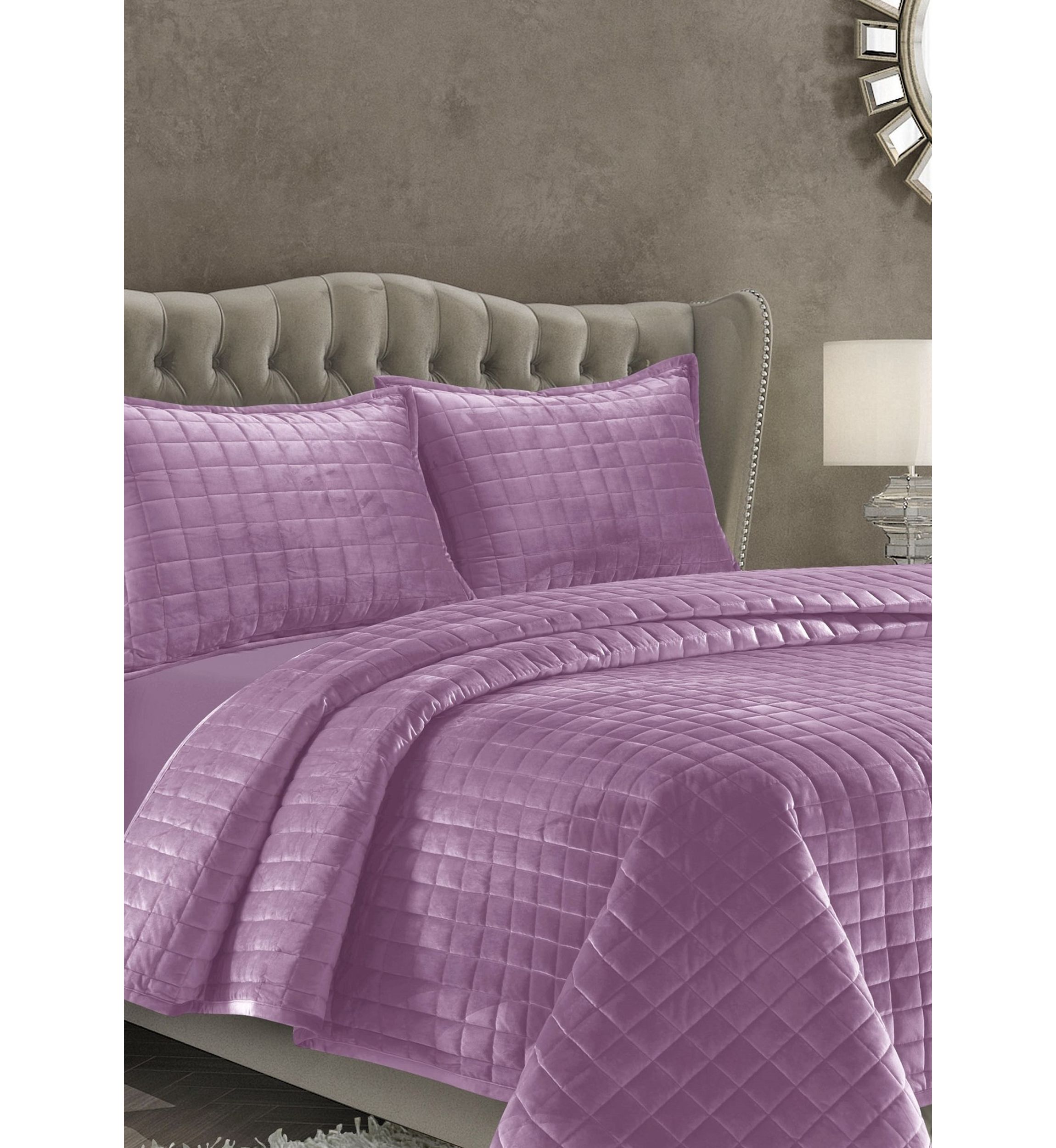 Florence Velvet Oversized Quilt Set