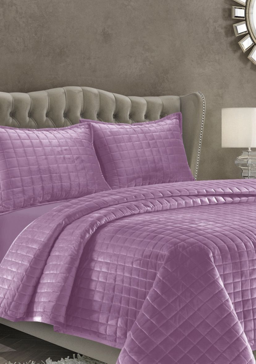 Florence Velvet Oversized Quilt Set