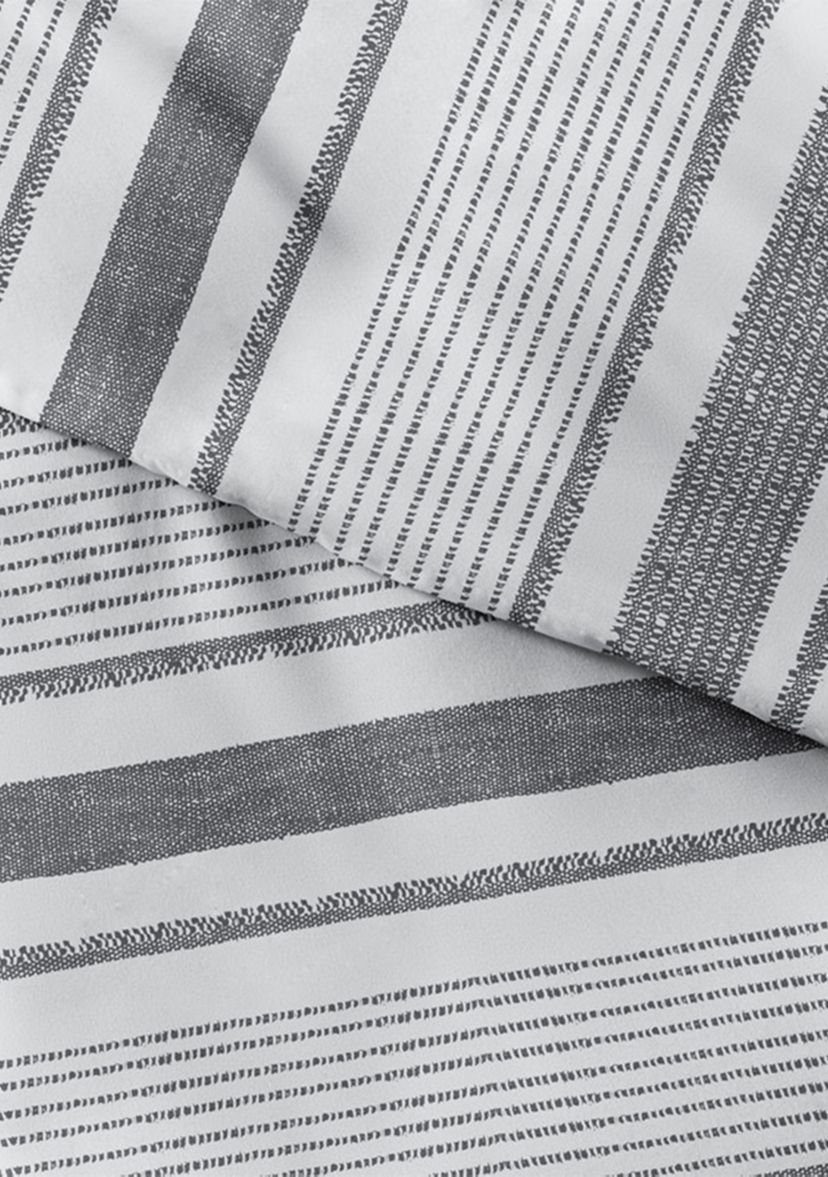 Premium Ultra Soft Vintage Stripe Pattern 3 Piece Duvet Cover Set