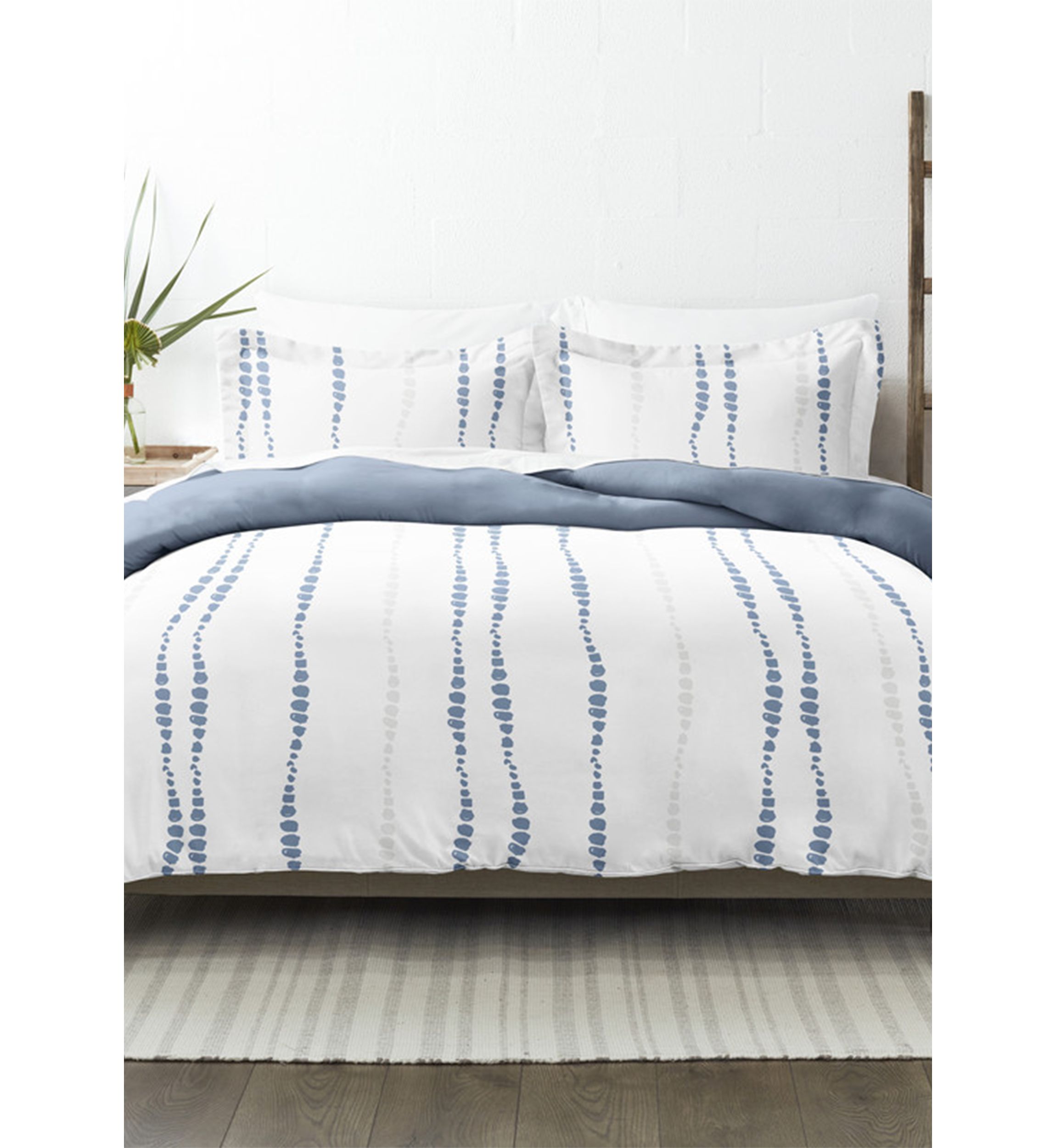Premium Ultra Soft Urban Vibe Pattern 3 Piece Reversible Duvet Cover Set