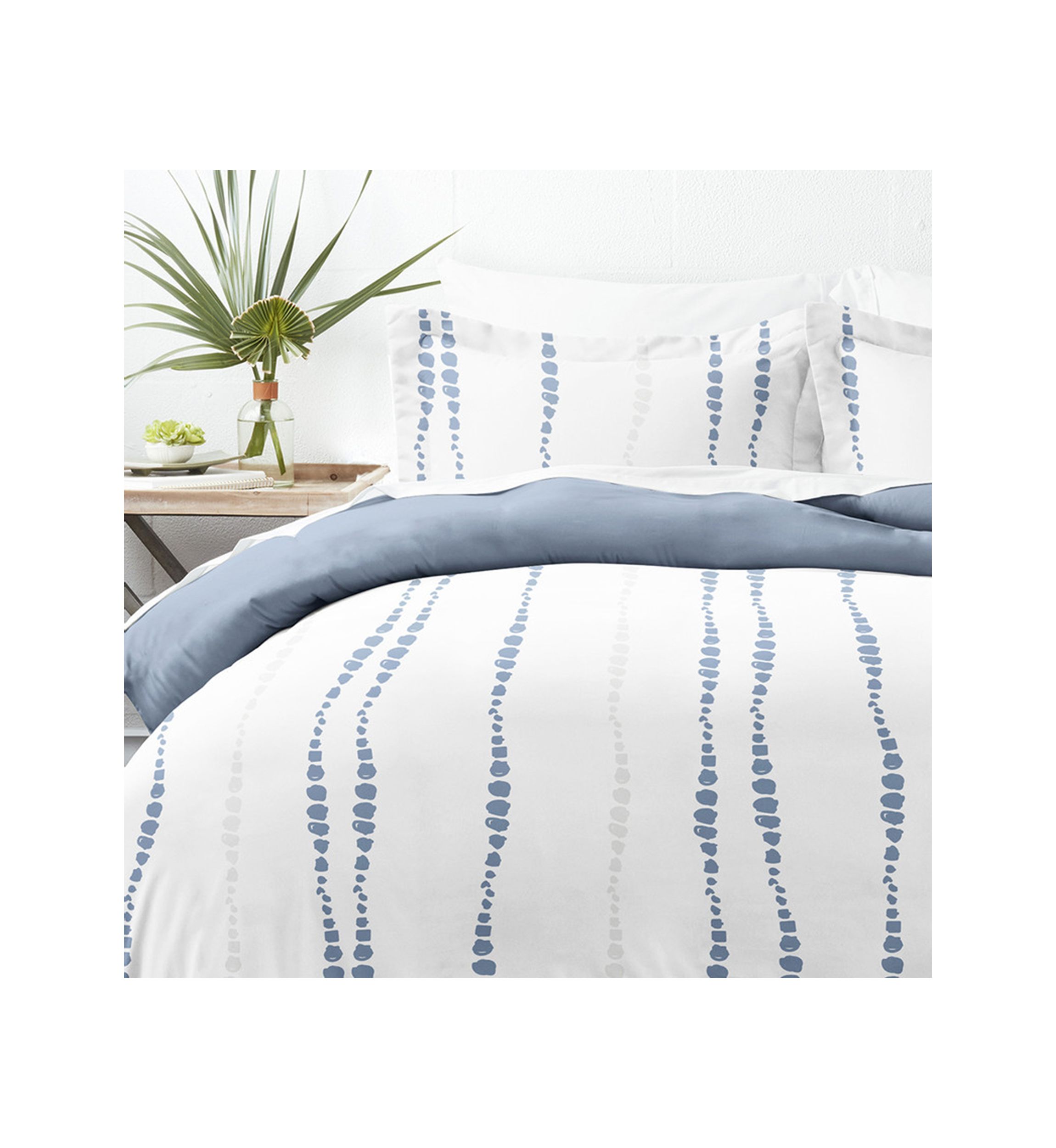 Premium Ultra Soft Urban Vibe Pattern 3 Piece Reversible Duvet Cover Set