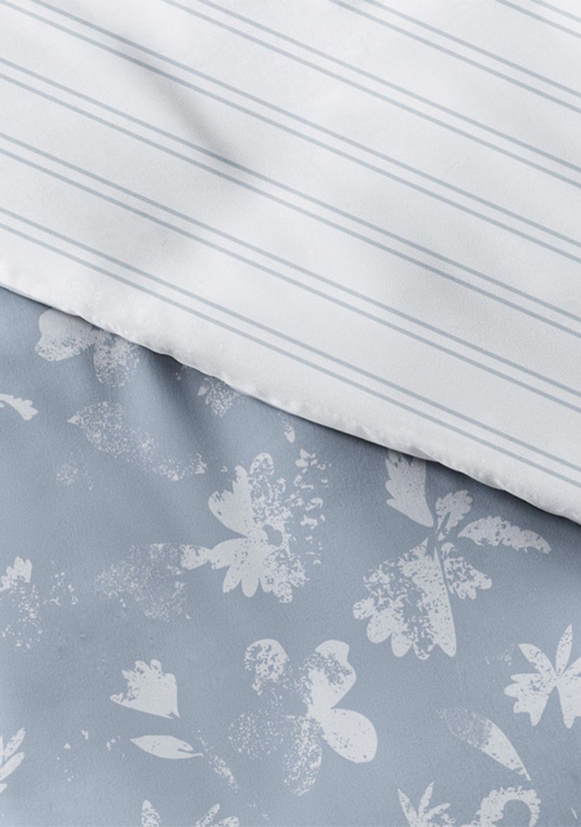 Premium Ultra Soft Country Home Pattern 3 Piece Reversible Duvet Cover Set