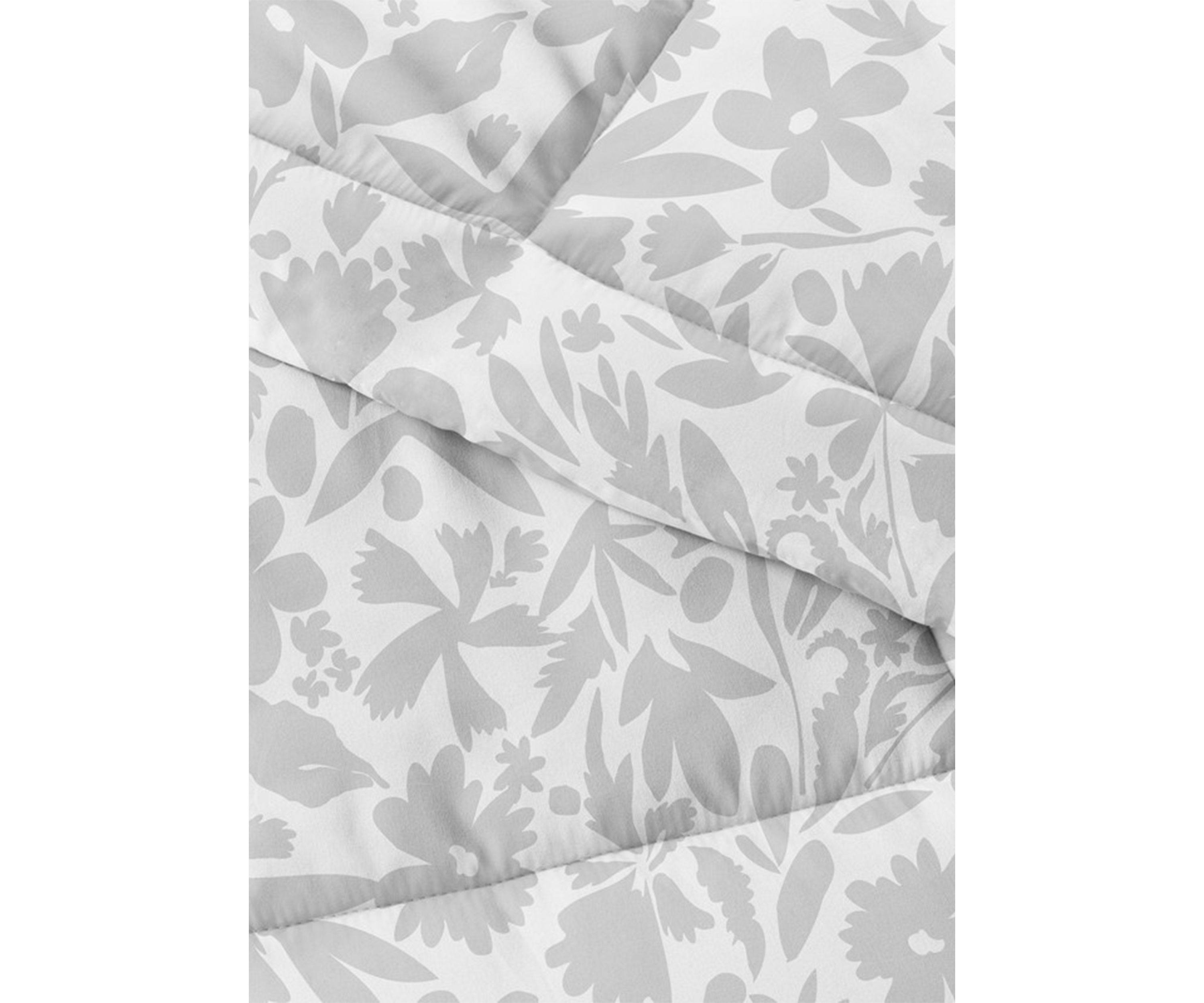 Premium Down Alternative Abstract Garden Patterned Comforter Set