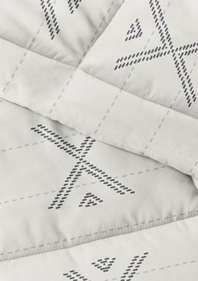 Premium Down Alternative Urban Stitch Patterned Comforter Set