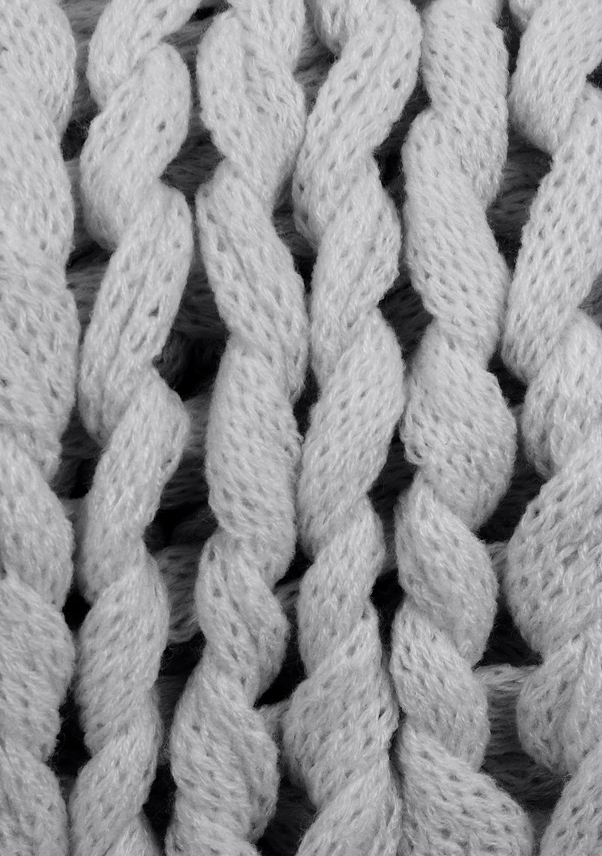 Chunky Knit Throw Blanket