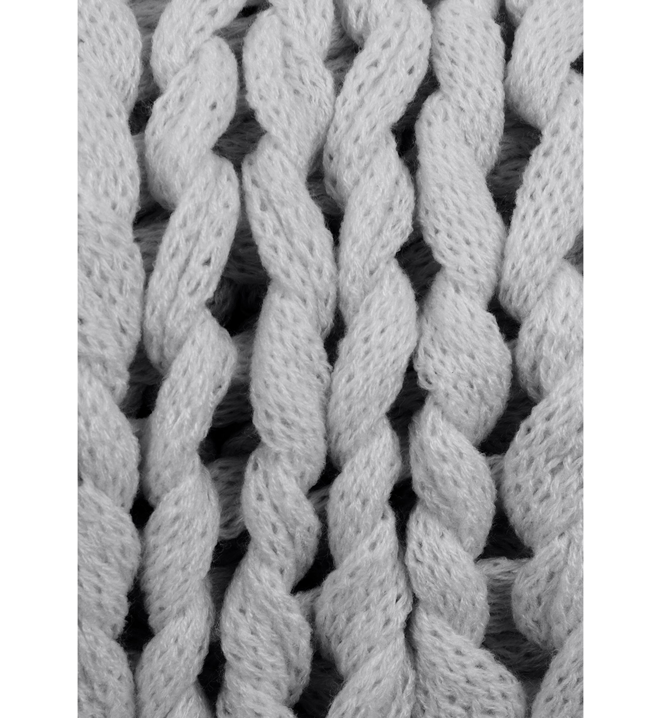 Chunky Knit Throw Blanket