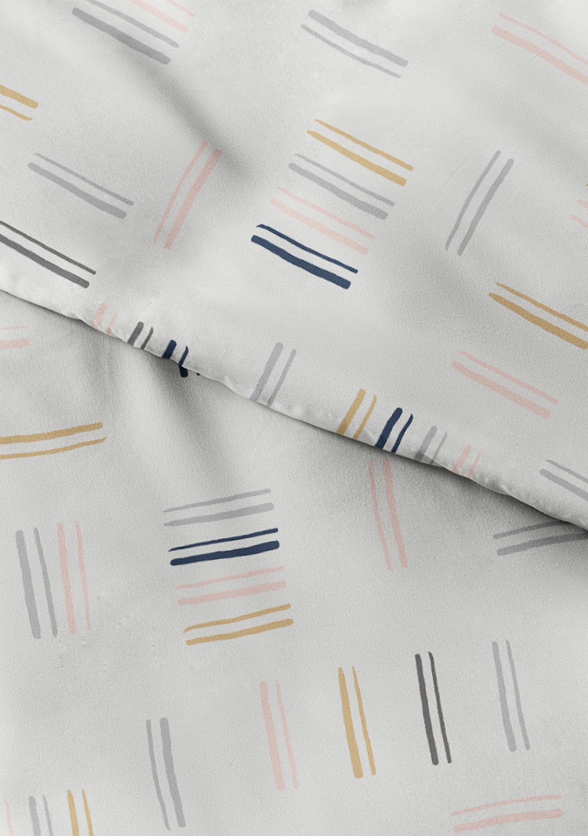 Premium Ultra Soft Geo Dash 3-Piece Duvet Cover Set