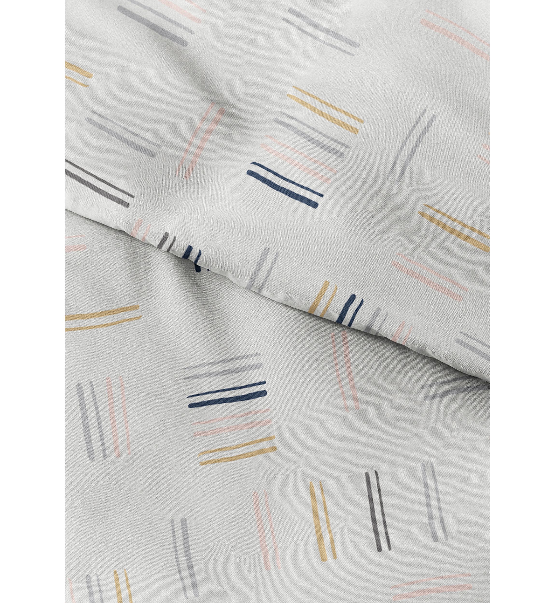 Premium Ultra Soft Geo Dash 3-Piece Duvet Cover Set