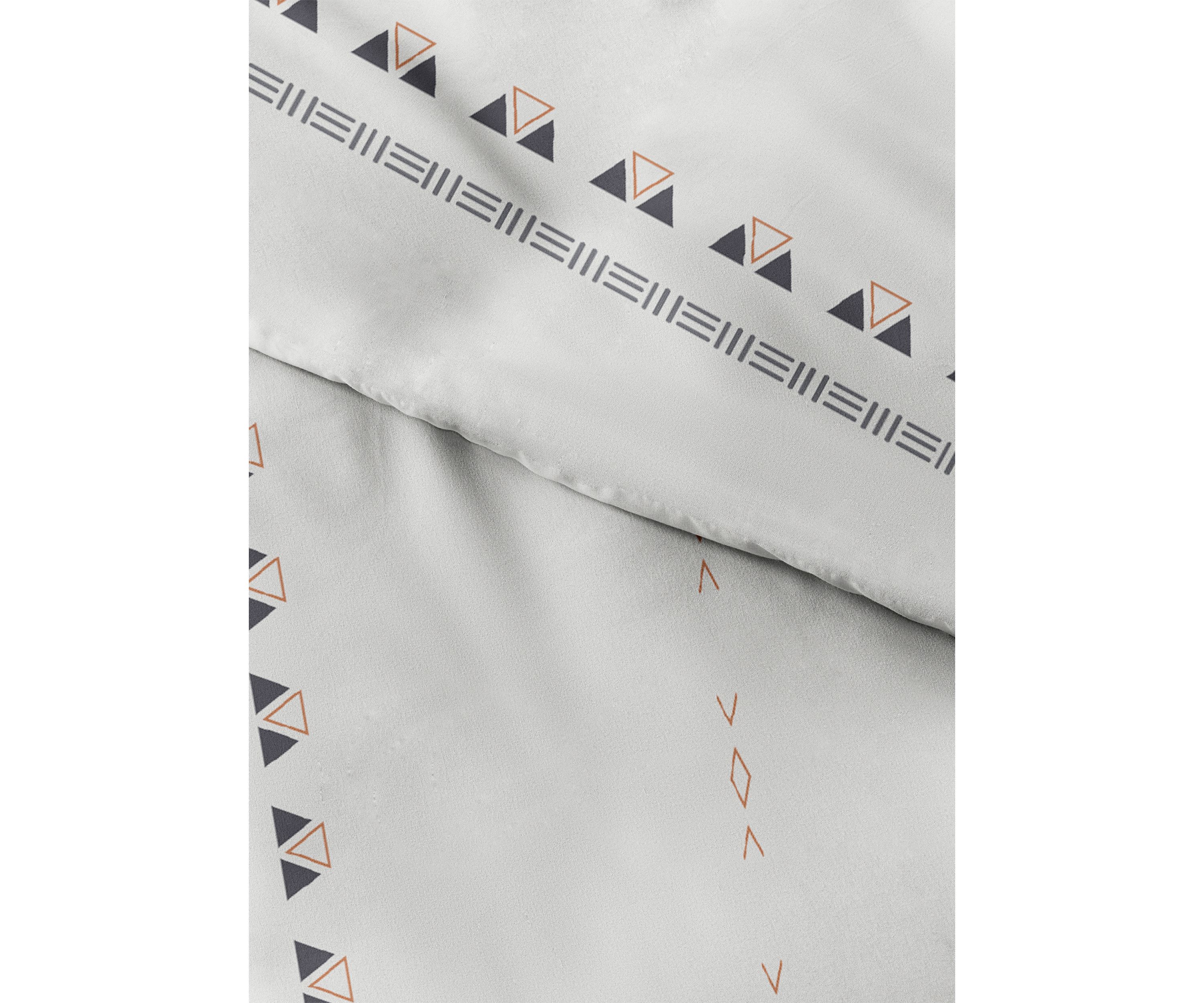 Premium Ultra Soft Natural Geo Lines 3-Piece Duvet Cover Set