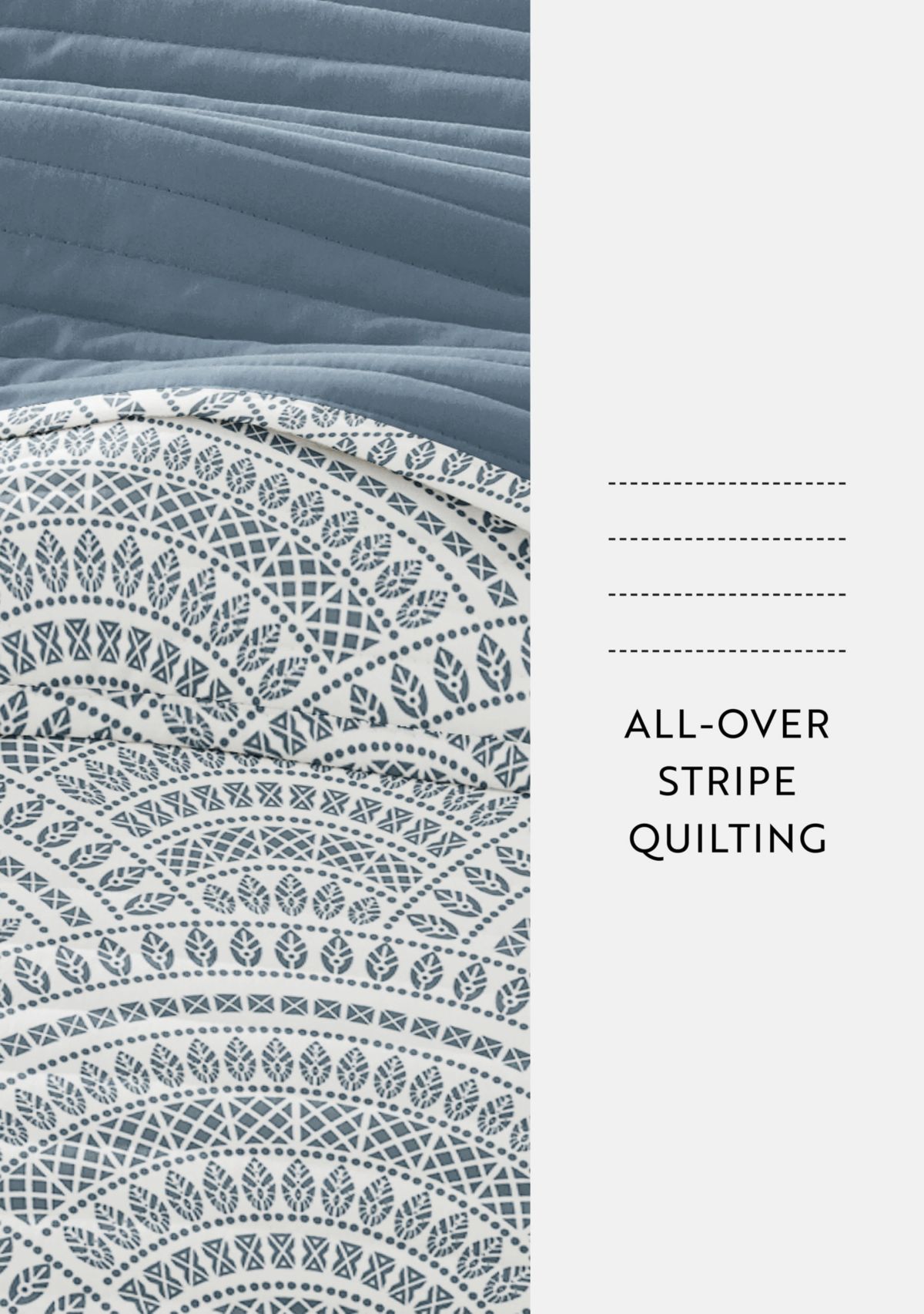 Ultra Soft Microfiber Reversible Scallop All Season Quilt Set with Shams