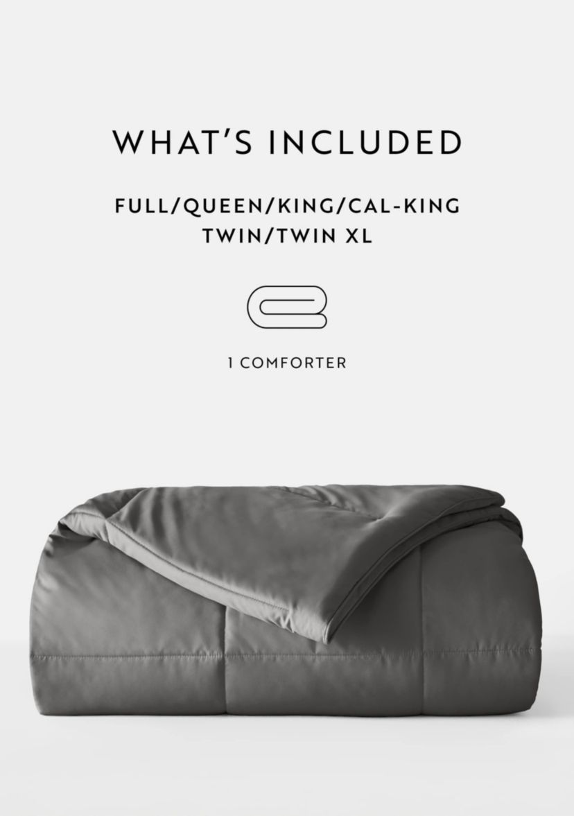 Ultra Soft Microfiber All Season Down-Alternative Solid Comforter