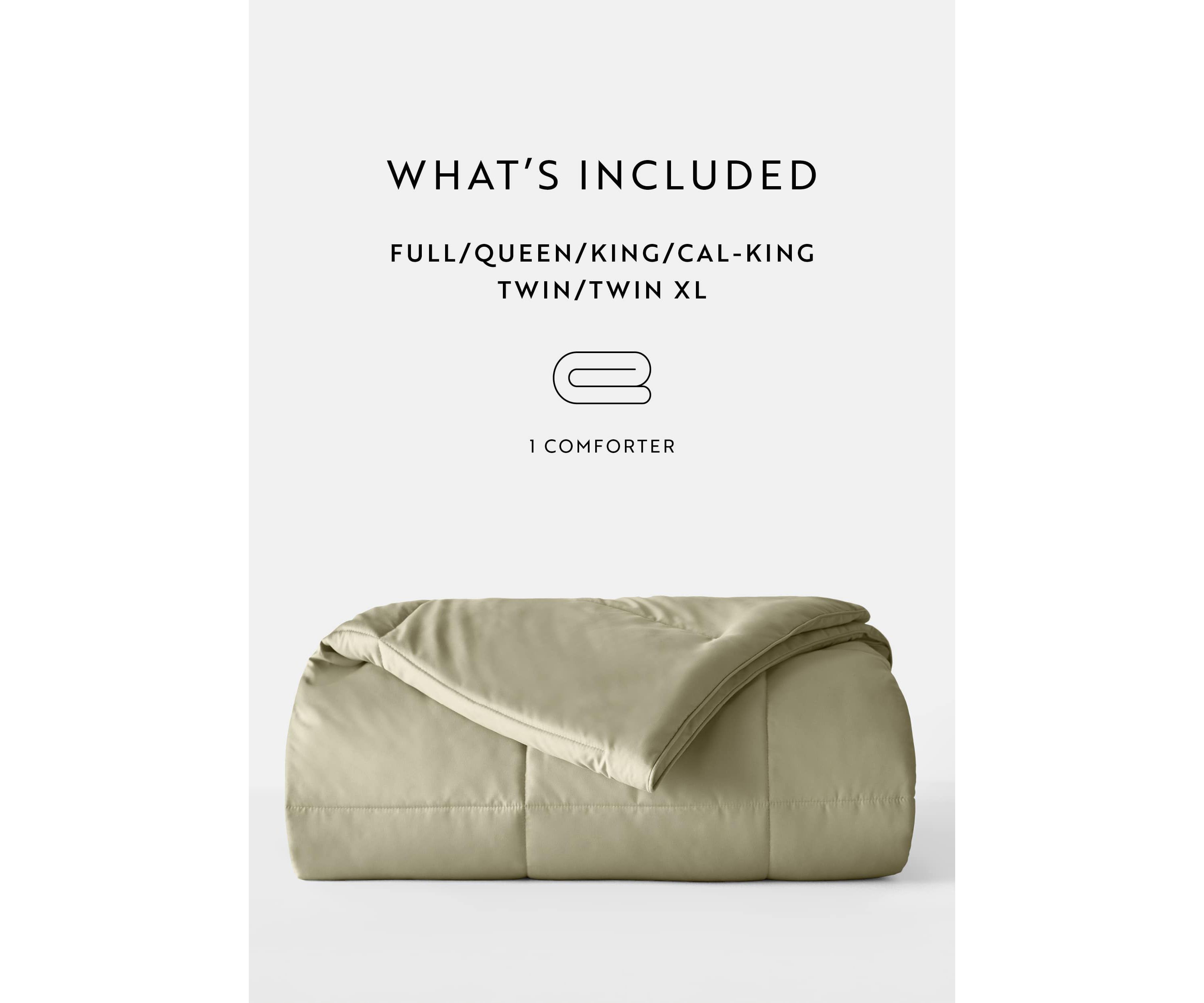 Ultra Soft Microfiber All Season Down-Alternative Solid Comforter
