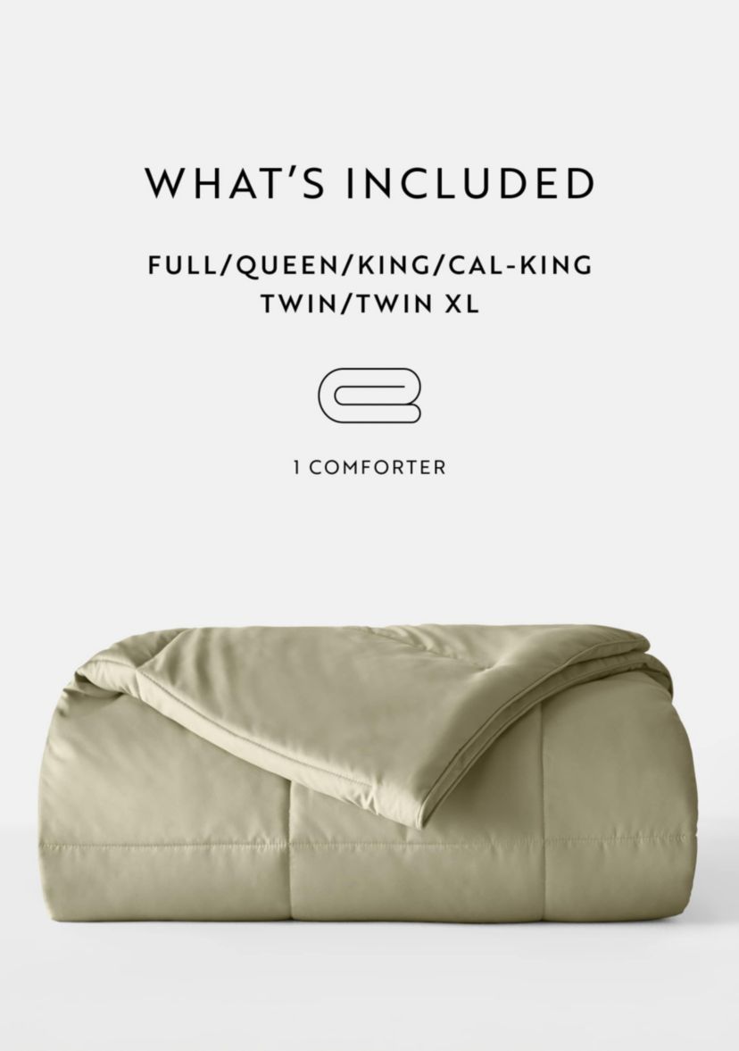 Ultra Soft Microfiber All Season Down-Alternative Solid Comforter
