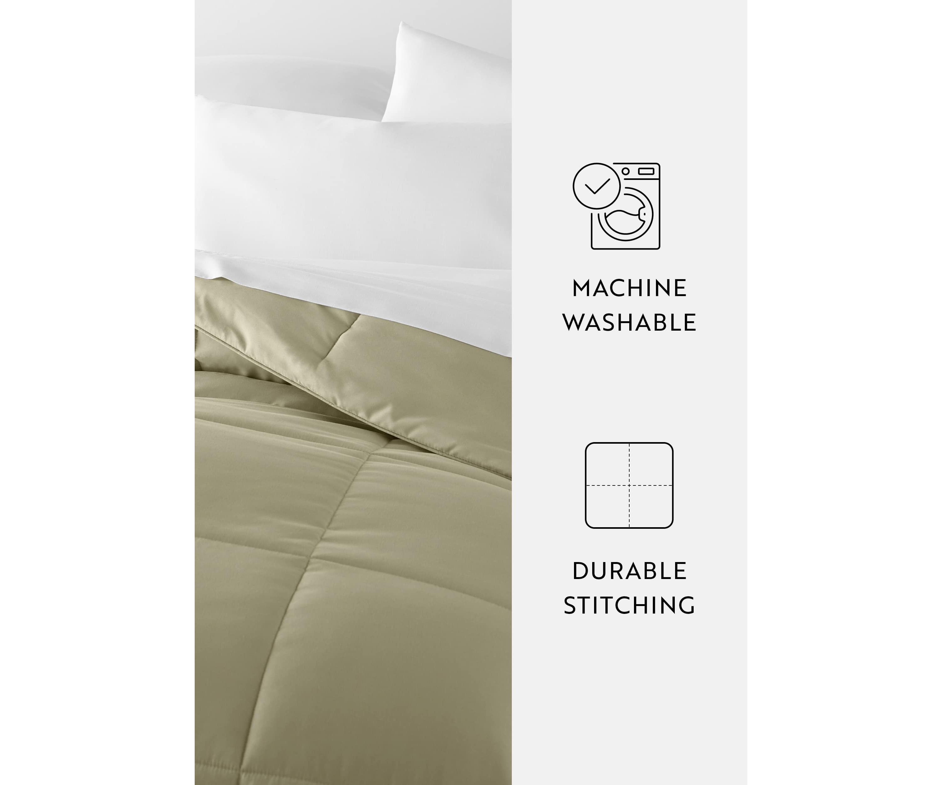 Ultra Soft Microfiber All Season Down-Alternative Solid Comforter