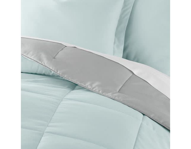 Aqua / Light Gray