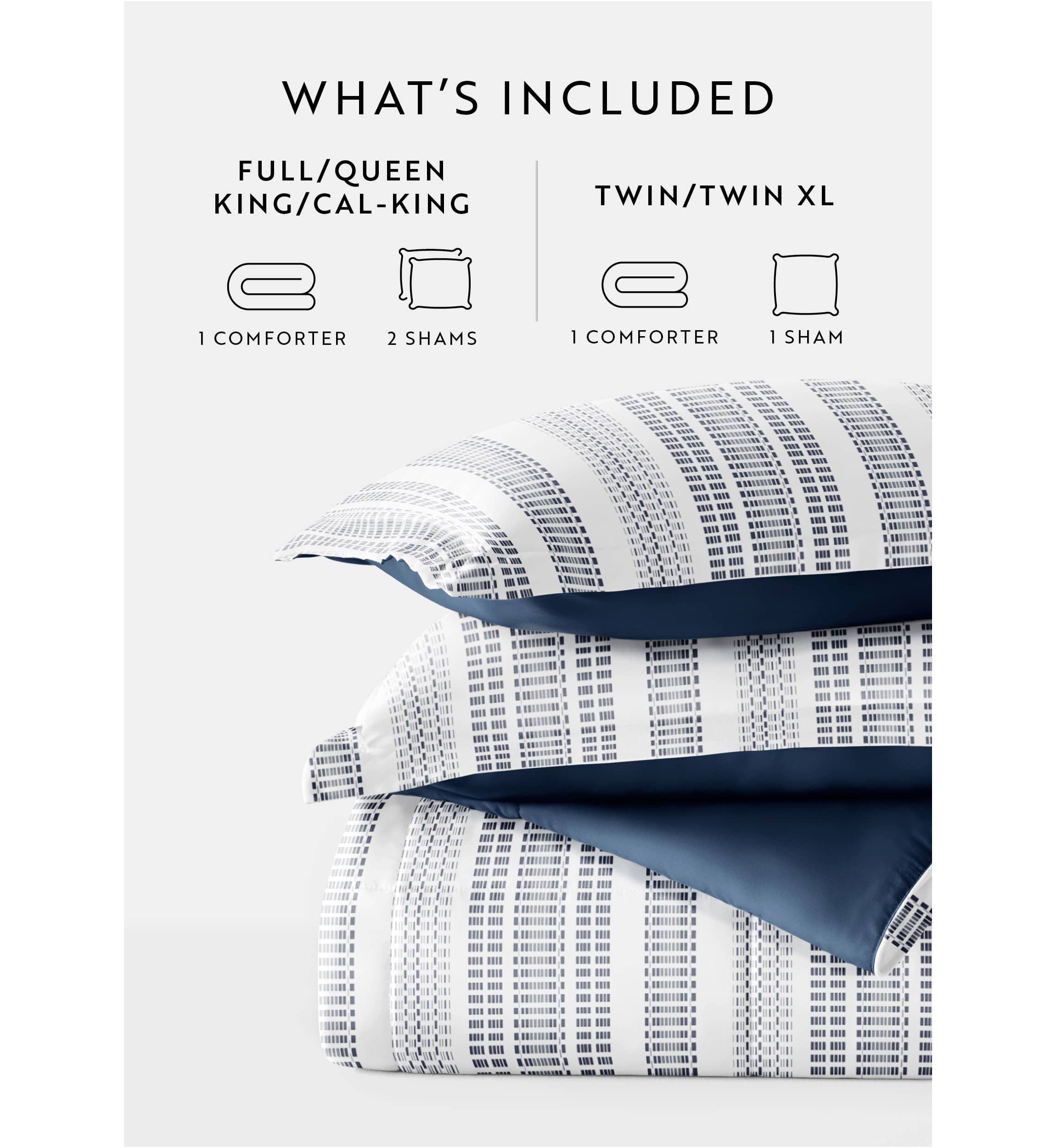Reversible Farmhouse Dreams Patterned Ultra Soft Microfiber Down-Alternative Comforter Set