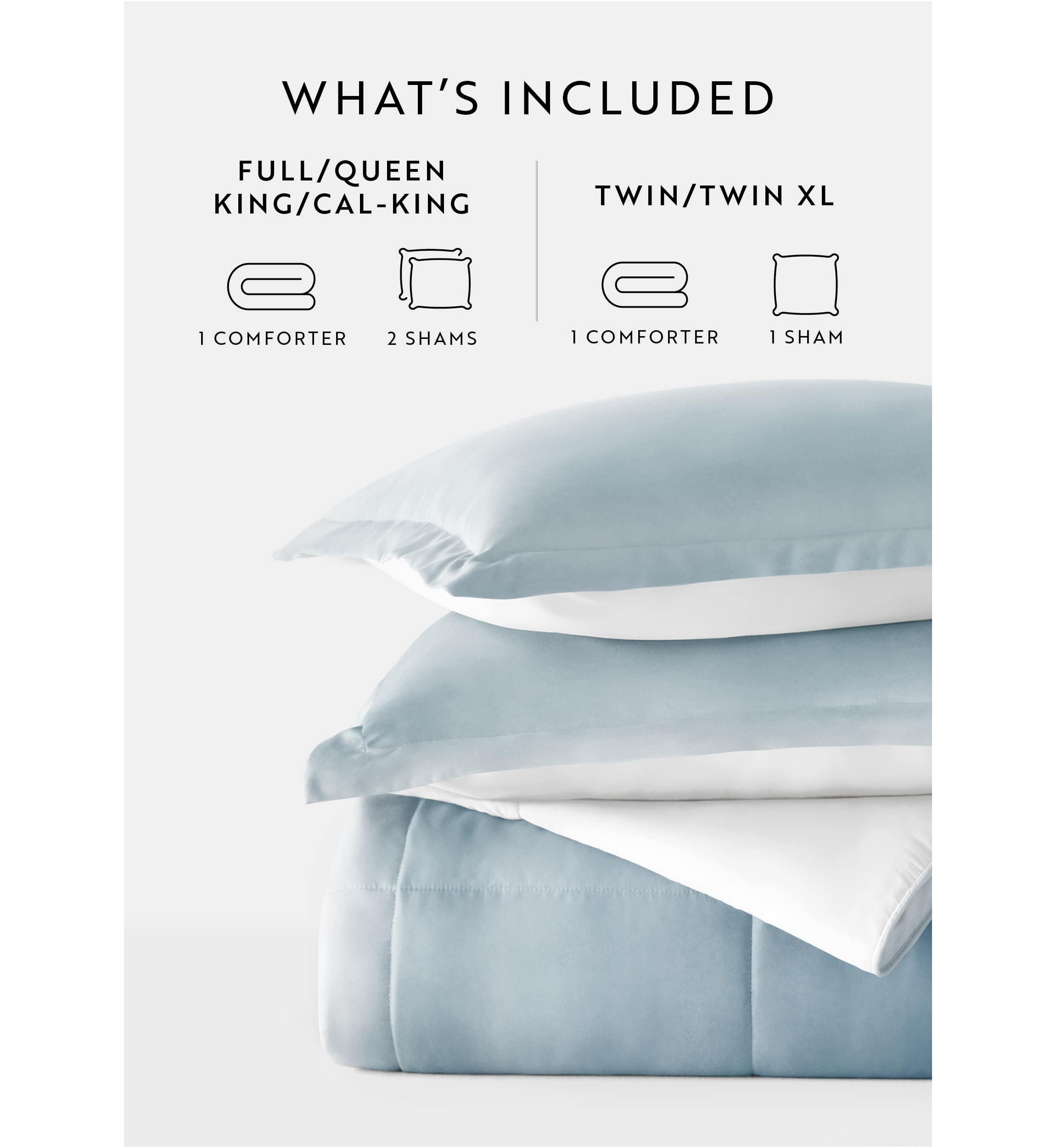 Reversible Ocean Waves Patterned Ultra Soft Microfiber Down-Alternative Comforter Set