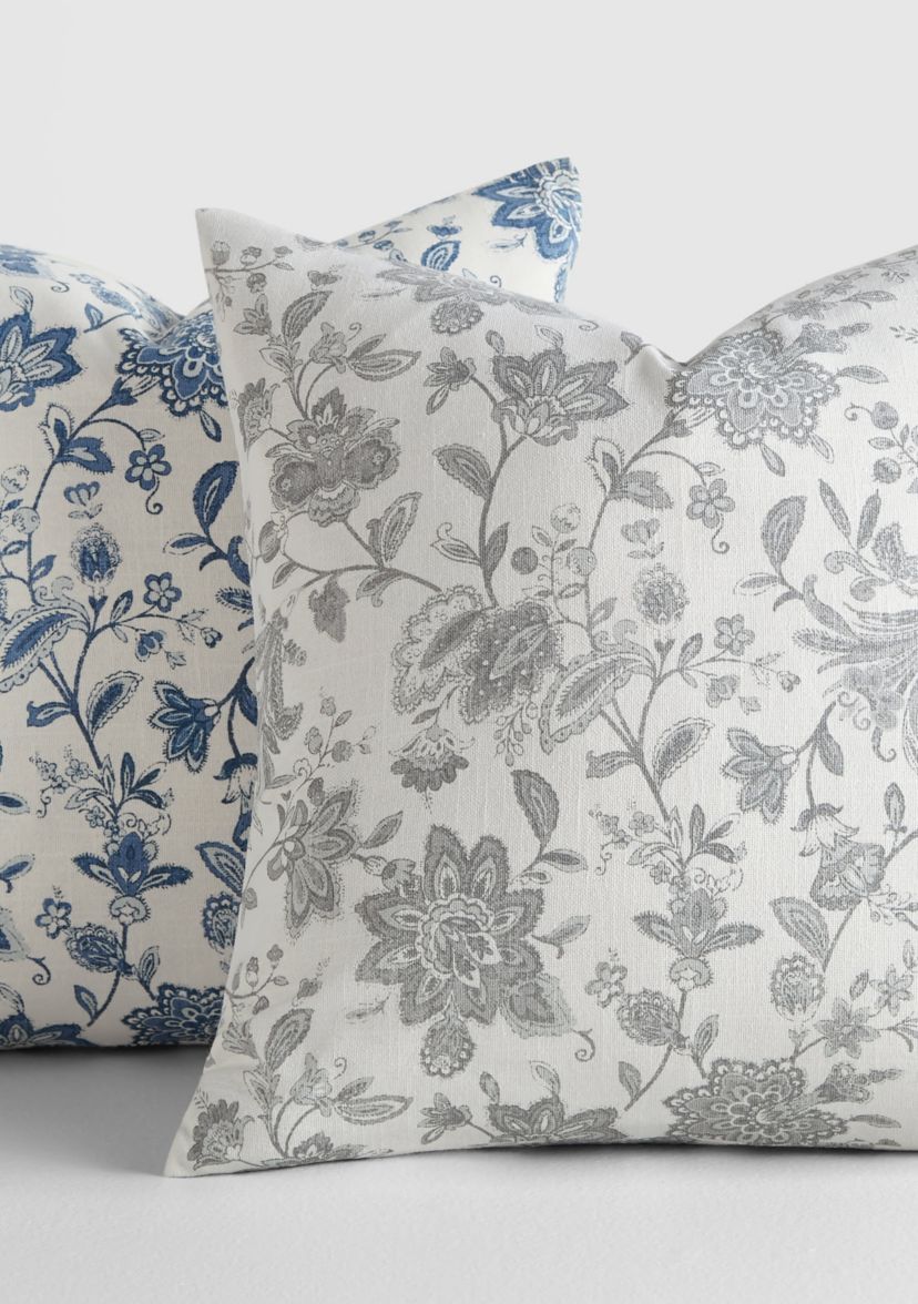 Elegant Patterns Cotton Decor Throw Pillow