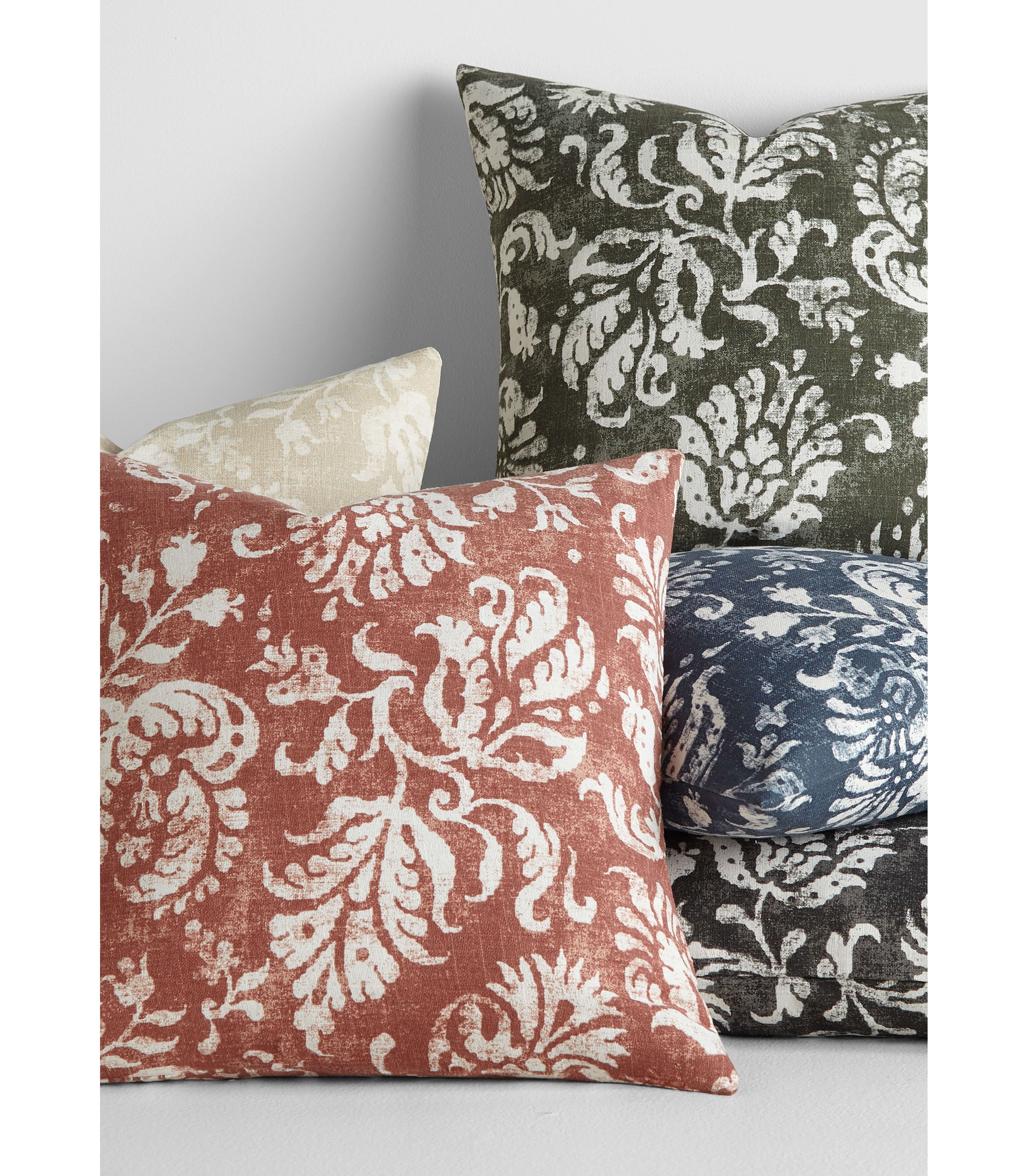 Elegant Patterns Cotton Decor Throw Pillow