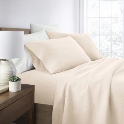 Luxury Inn Jersey Knit Sheets - 100% Cotton - Ultra Soft - 4 Piece Sheet Set - Four Way Stretch, Twin