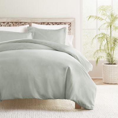 Luxury Inn Ultra Soft 100% Brushed Cotton Duvet Cover Set, Green, King/California King