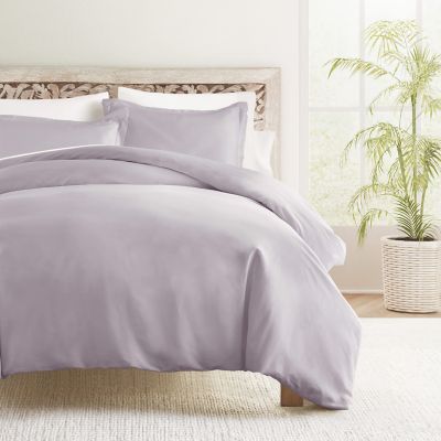 Luxury Inn Ultra Soft 100% Brushed Cotton Duvet Cover Set, Mauve, King/California King