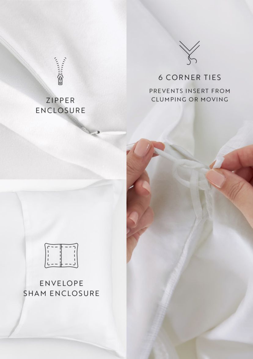 3 Piece Brushed Cotton Duvet Cover Set  - Vintage Washed for Extra Softness - 100% Long Staple Cotton -  Sateen Weave