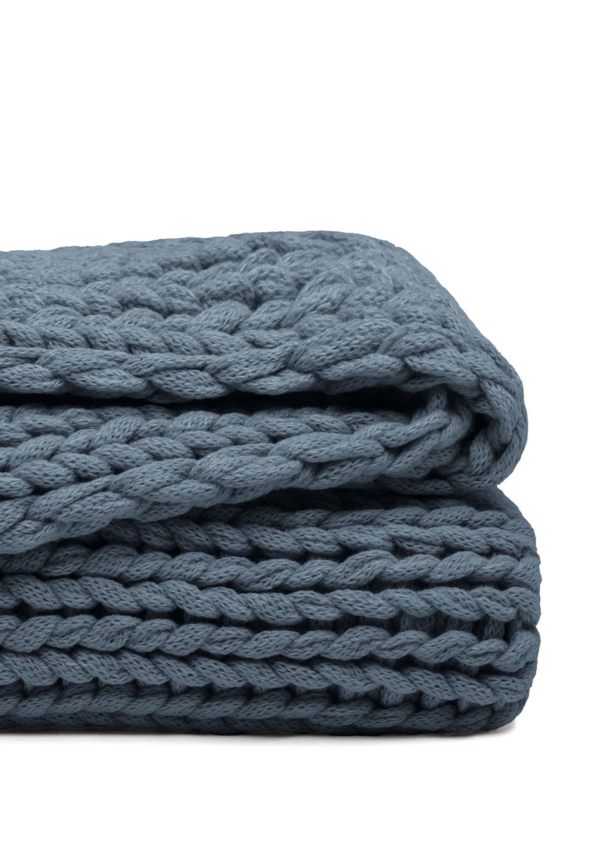 Chunky Knit Throw Blanket